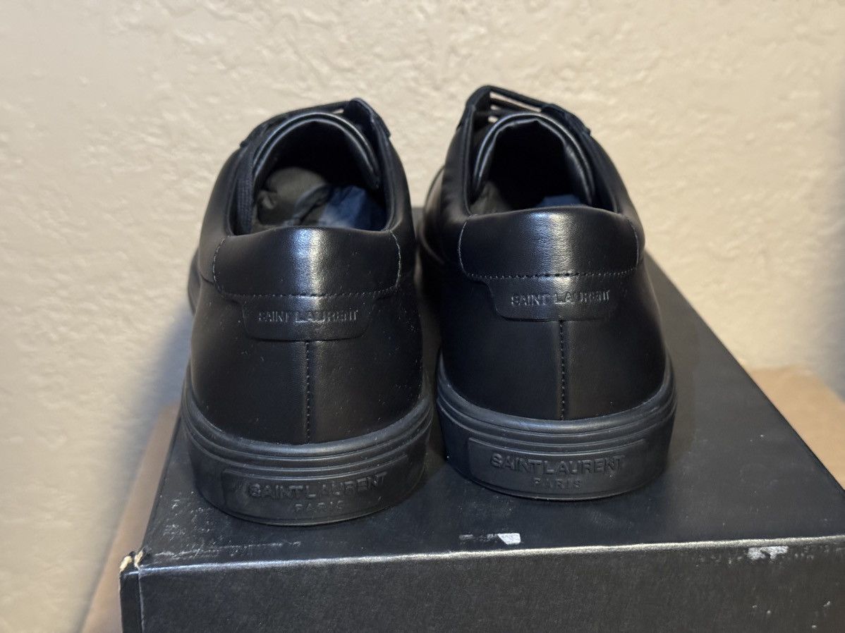 Saint Laurent Paris Andy Low Top SL Sneakers Black Size US 10 / EU 43 - 7 Thumbnail