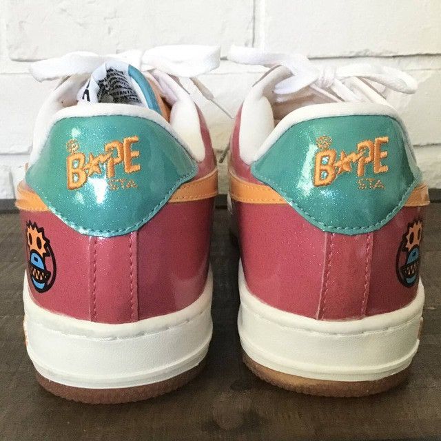 Bape × Nigo Glitter BAPE STA sneakers a bathing ape shoes NIGO Size US 10 / EU 43 - 5 Thumbnail