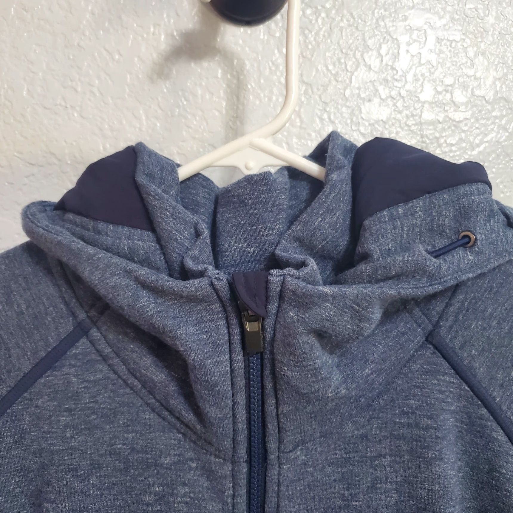 Athleta Athleta Sweatshirt Women Heather Blue M Full Zip Hooded Heavyweight Long Stretch Size M / US 6-8 / IT 42-44 - 4 Thumbnail
