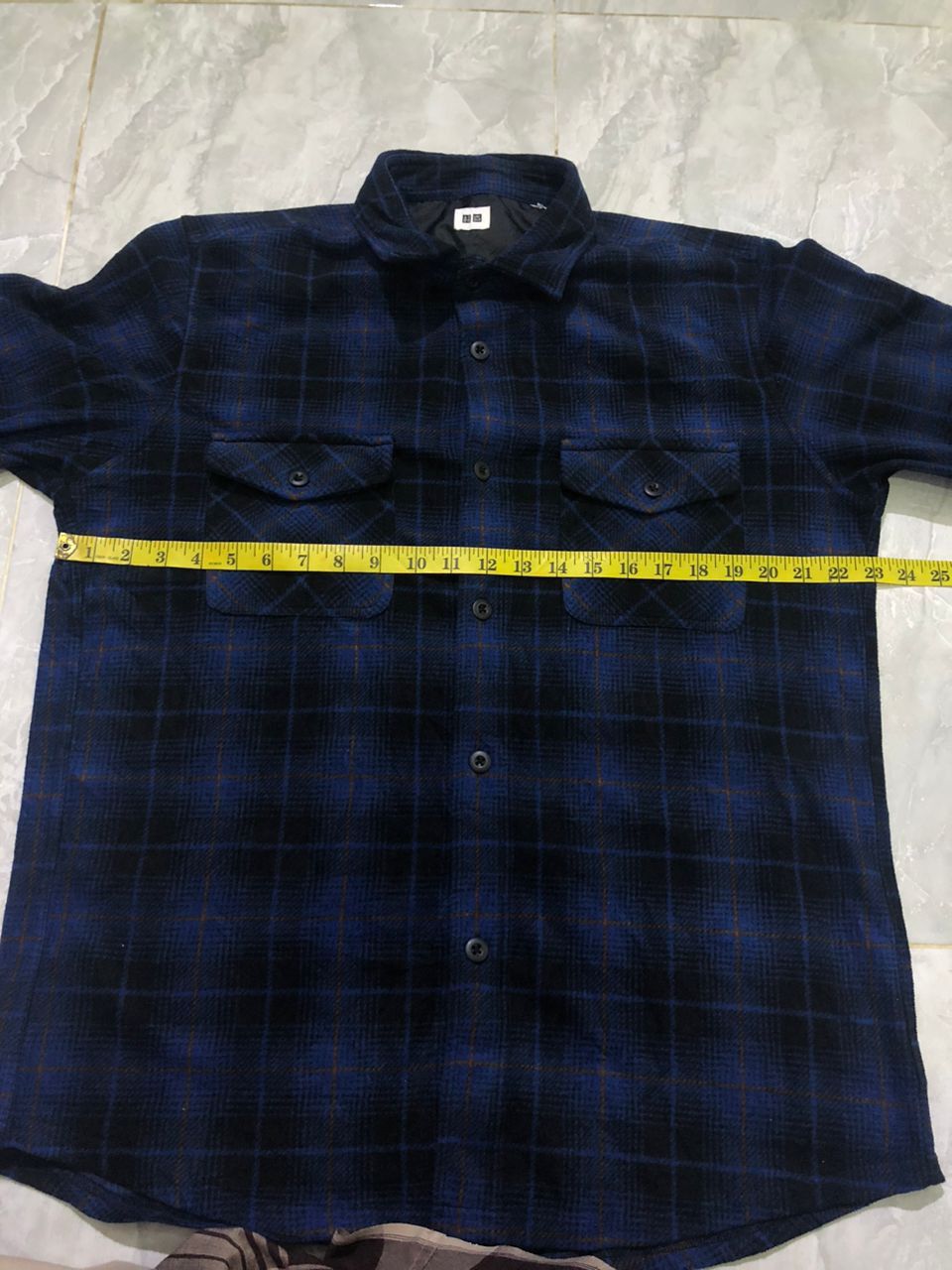 Japanese Brand × Uniqlo Uniqlo Blue Tartan Button-ups Fleece Shirt Size US XL / EU 56 / 4 - 10 Thumbnail