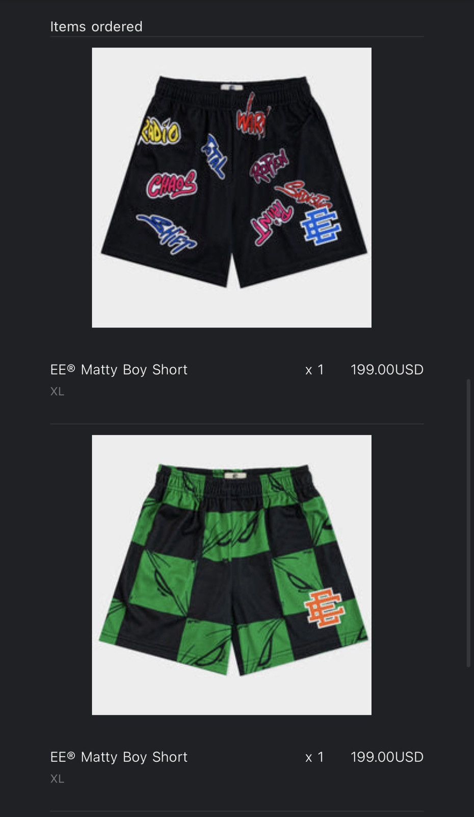 Eric Emanuel x Matty Boy EE Short Green – DISTRICT ONE NY