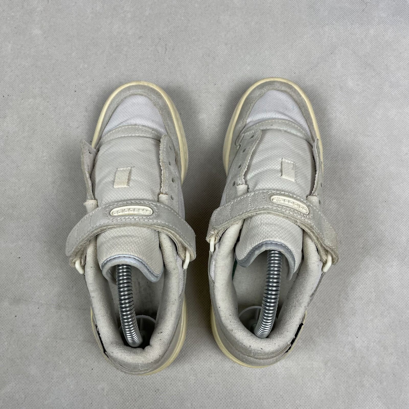 Adidas Adidas Forum Low Mens Off White Silver Metallic Sneakers 5.5 Size US 5.5 / EU 38 - 2 Thumbnail