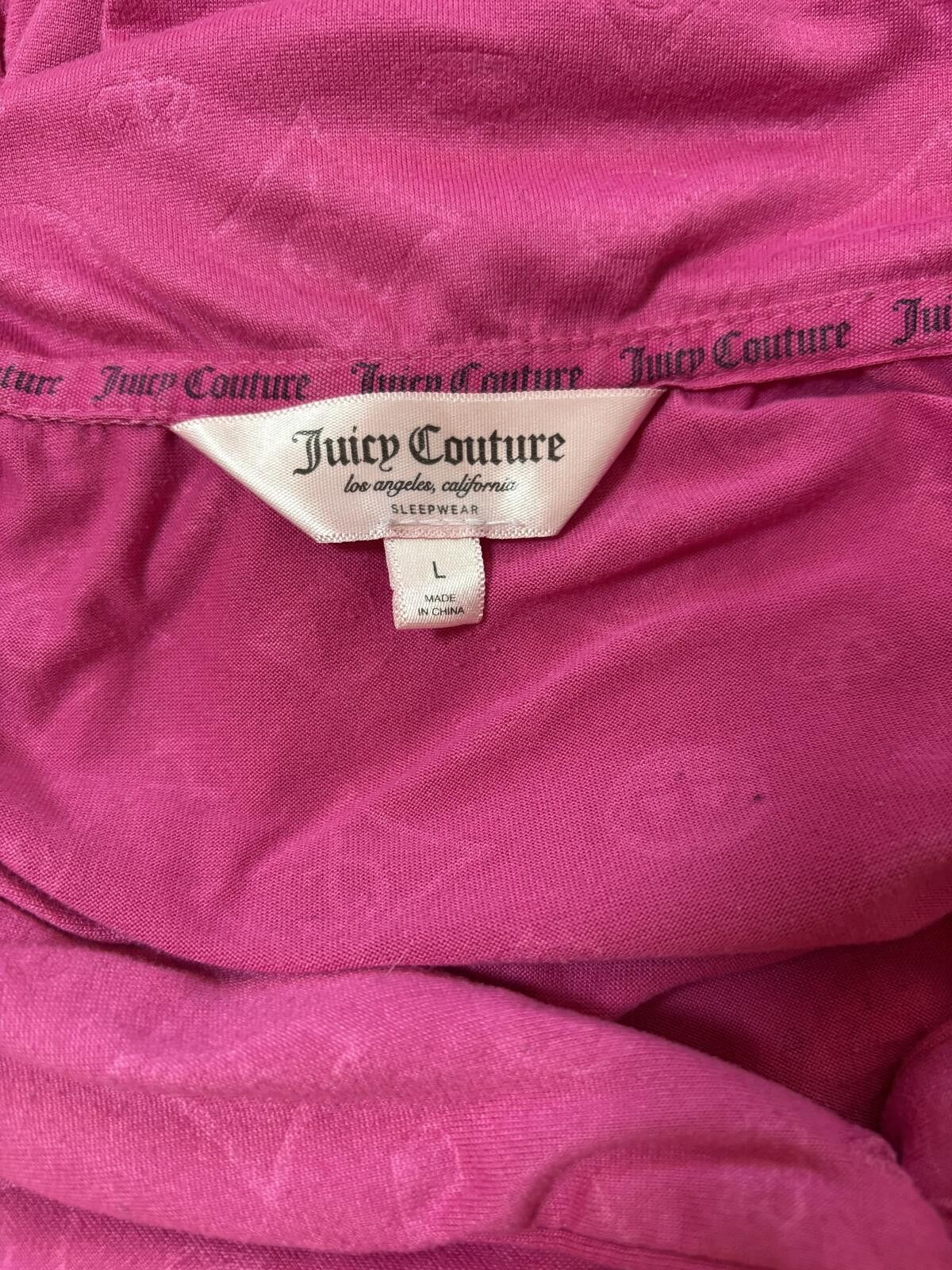 Juicy Couture Jeans Juicy Couture Pink Short Sleeve Button-Up Shirt. Large. Size L / US 10 / IT 46 - 7 Thumbnail