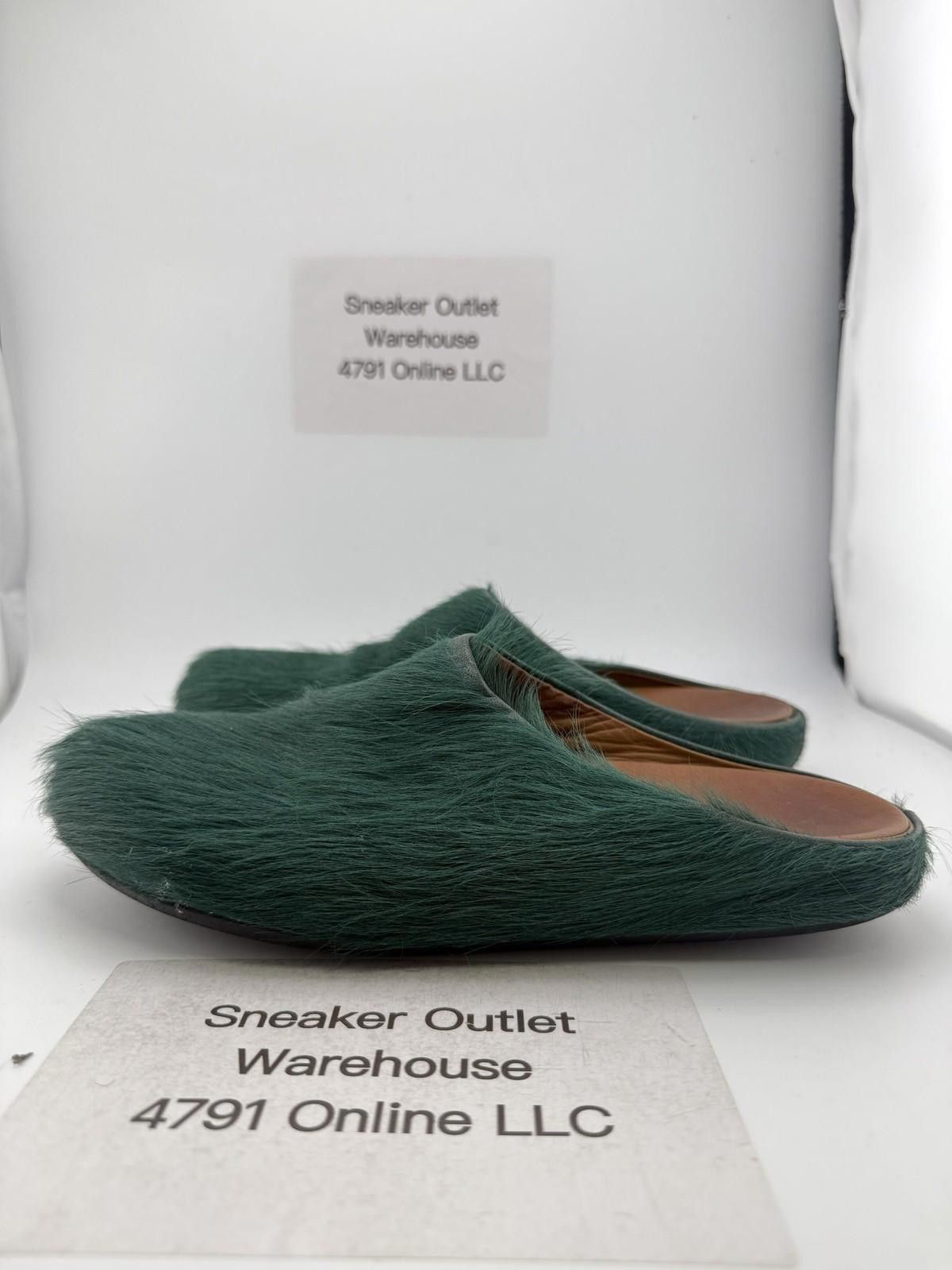 Marni Marni Women's Calf Hair Forest Green EU 39 Used with Box Size US 9 / IT 39 - 1 Thumbnail