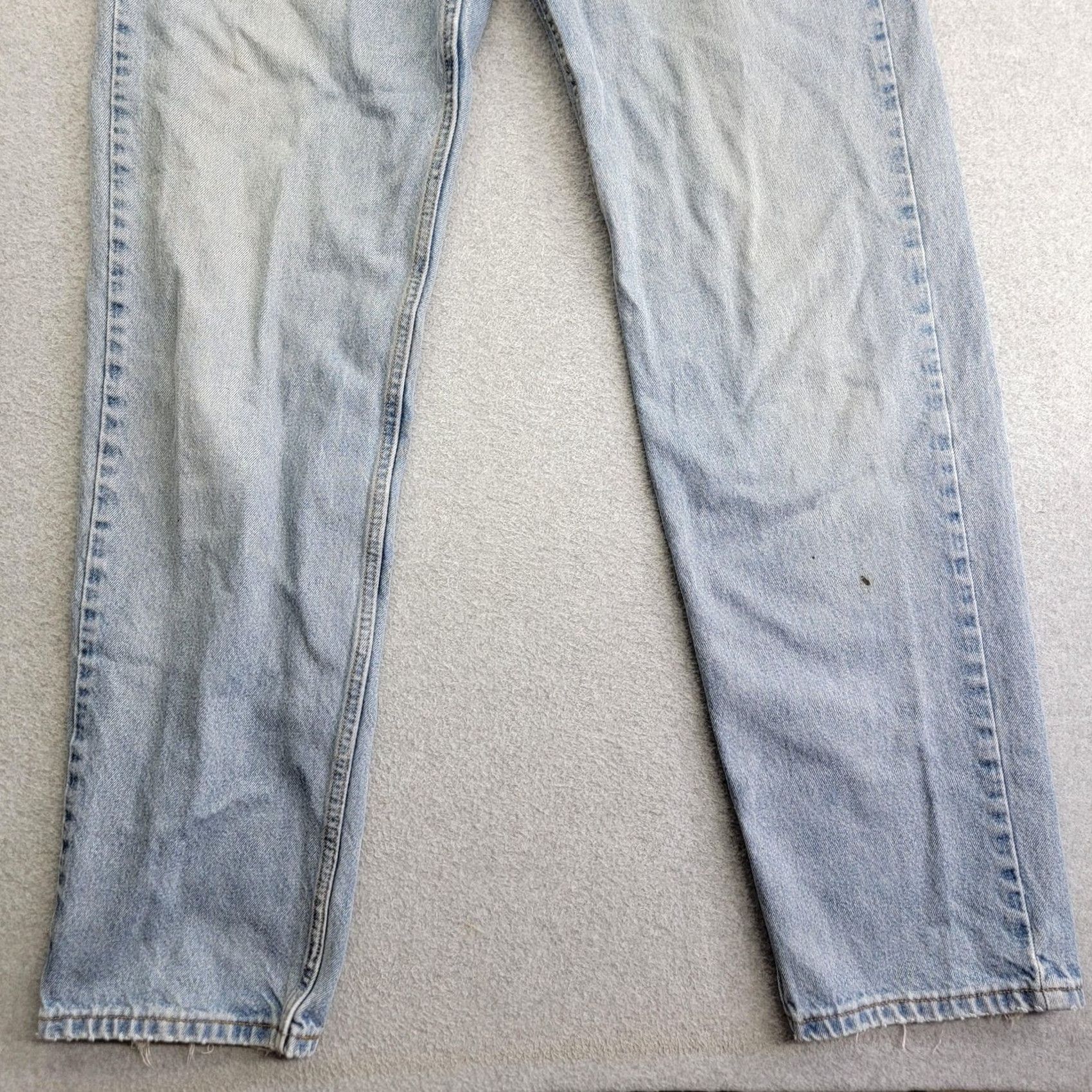 Vintage Rockies Jeans Womens 15 Extra Long Light Wash Relaxed Fit 100% Cotton Denim Blue Jeans Size 36" / US 14 / IT 50 - 2 Thumbnail