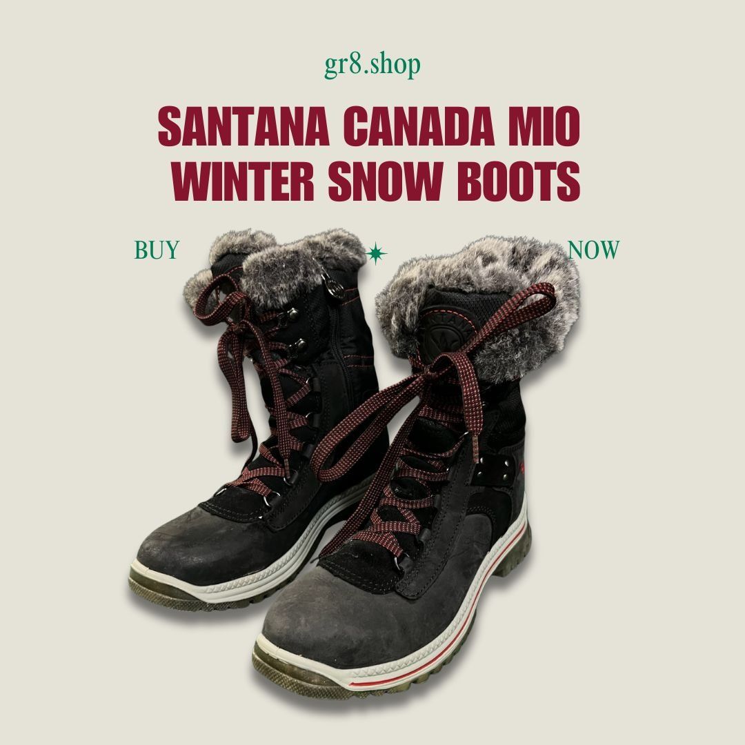 Other SANTANA CANADA Mio Luxe Fur-Lined Waterproof Winter Snow Boo Size US 8 / IT 38 - 1 Thumbnail