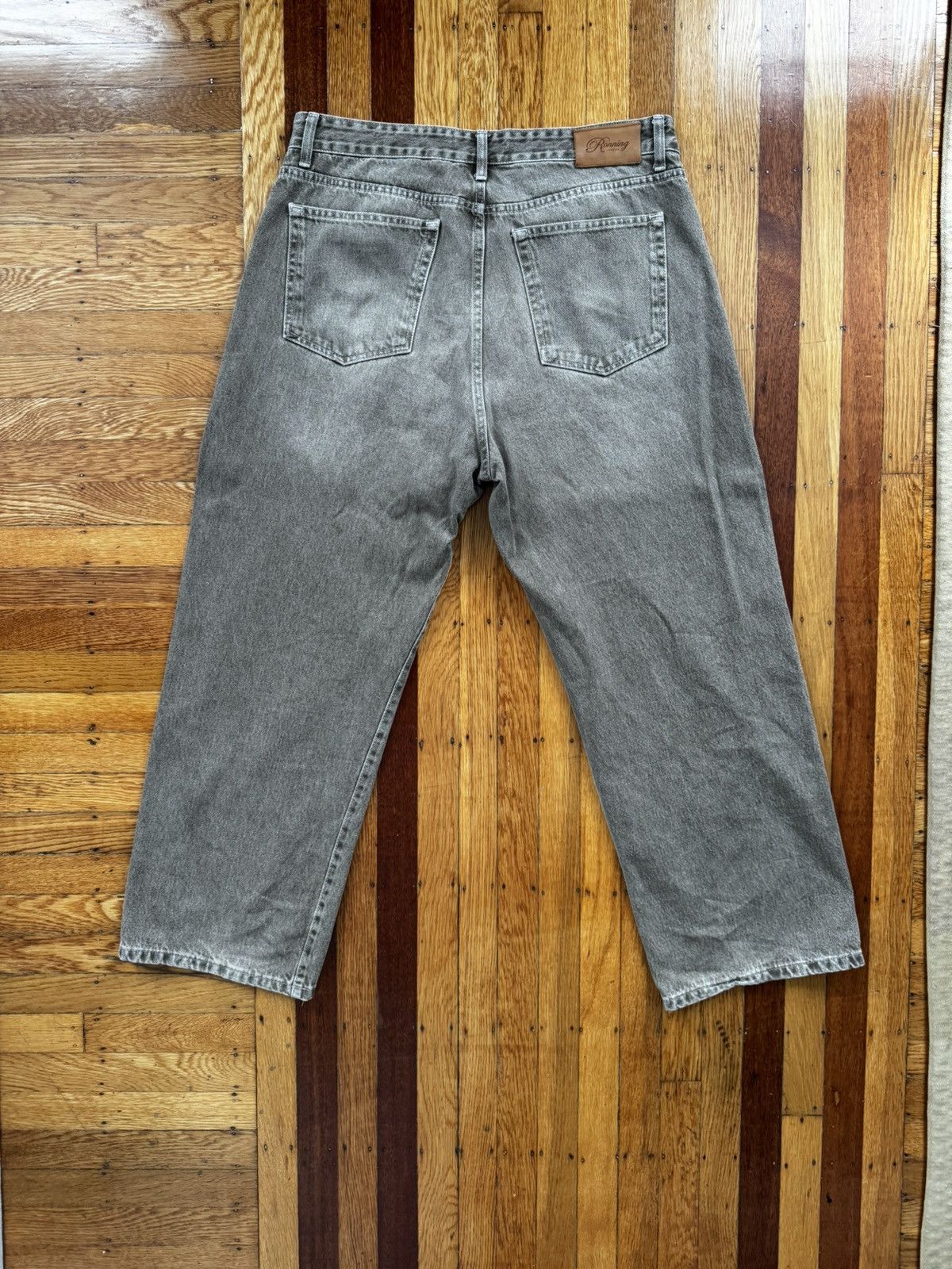 Ronning Ronning green grey wash wide leg jeans Size US 36 / EU 52 - 2 Thumbnail