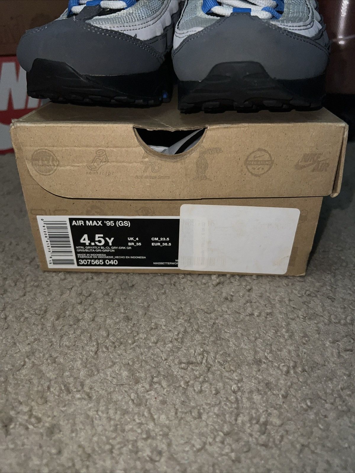 Nike air max 95 gs Size US 4.5 / IT 34.5 - 8 Thumbnail