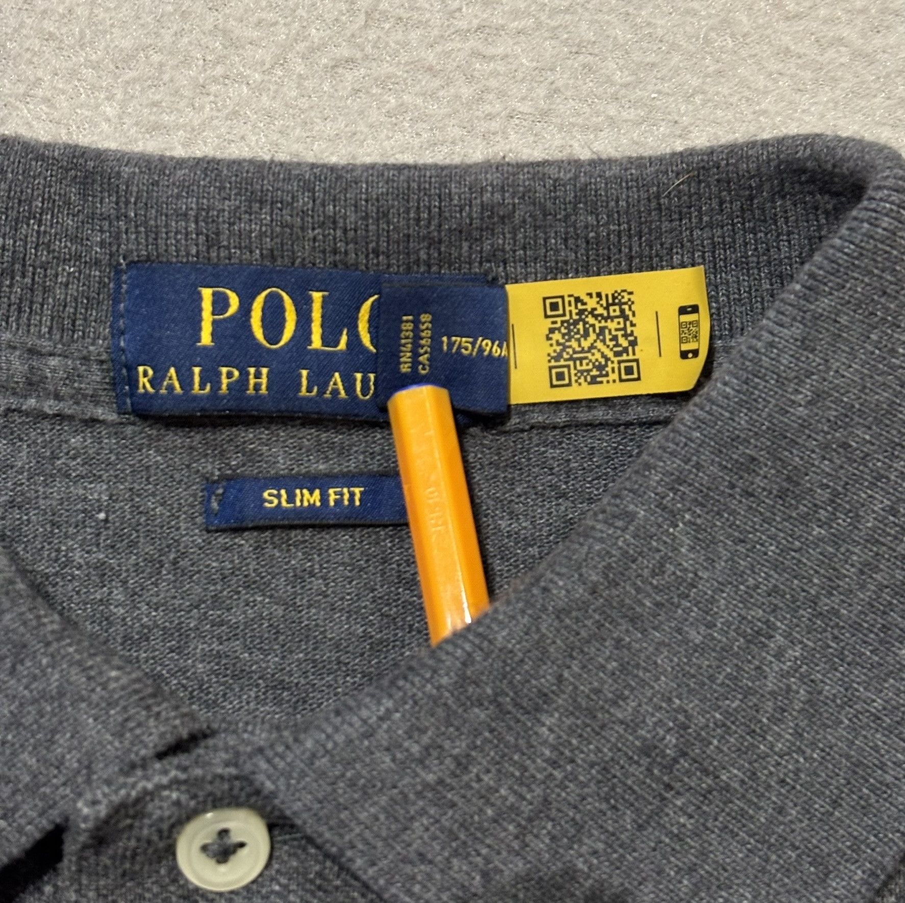 Polo Ralph Lauren Polo Ralph Lauren Slim Fit Gray Medium Polo Size US M / EU 48-50 / 2 - 10 Thumbnail