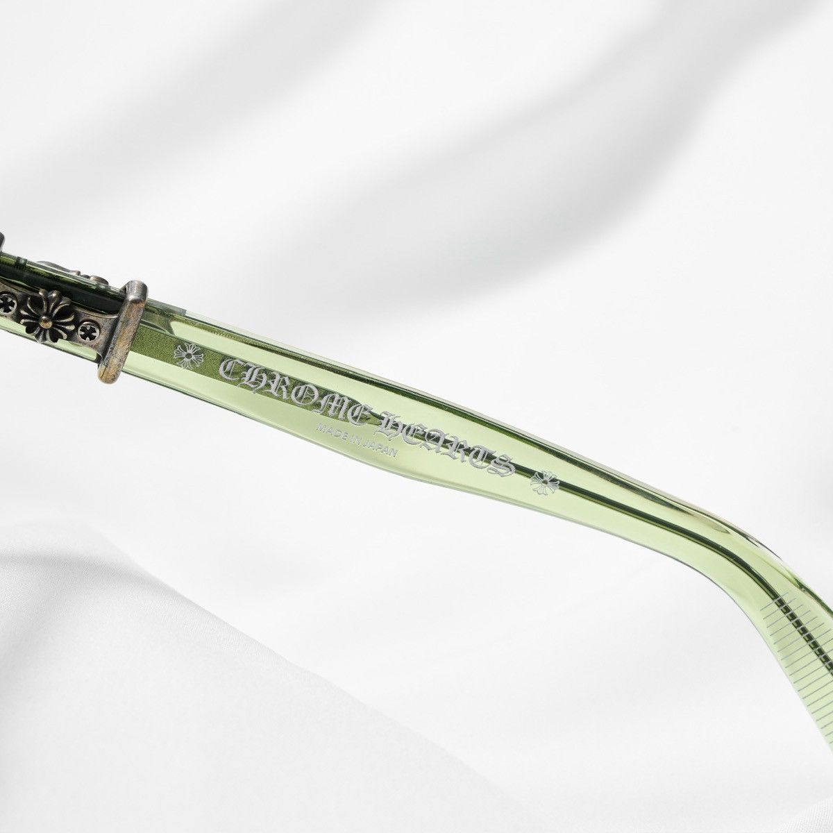Chrome Hearts CHROME HEARTS VAGILLIONAIRE I DARK OLIVE GLASSES Size ONE SIZE - 4 Thumbnail