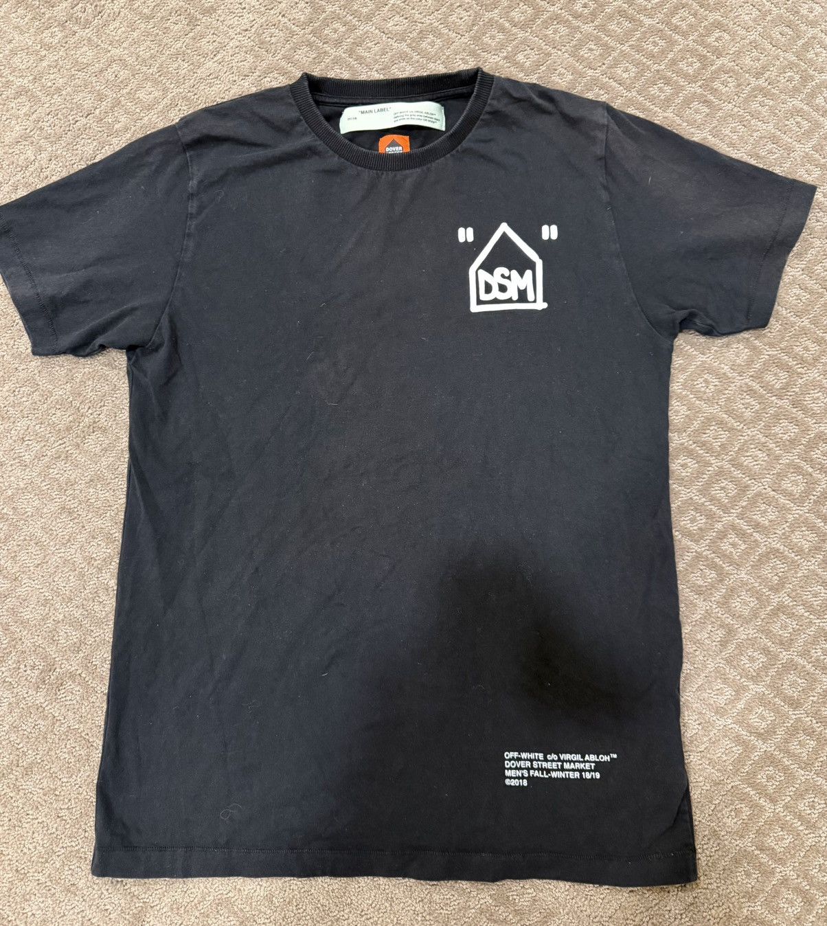 Dover Street Market × Off-White Off-White x DSM Gradient T-Shirt Black Size US M / EU 48-50 / 2 - 1 Thumbnail