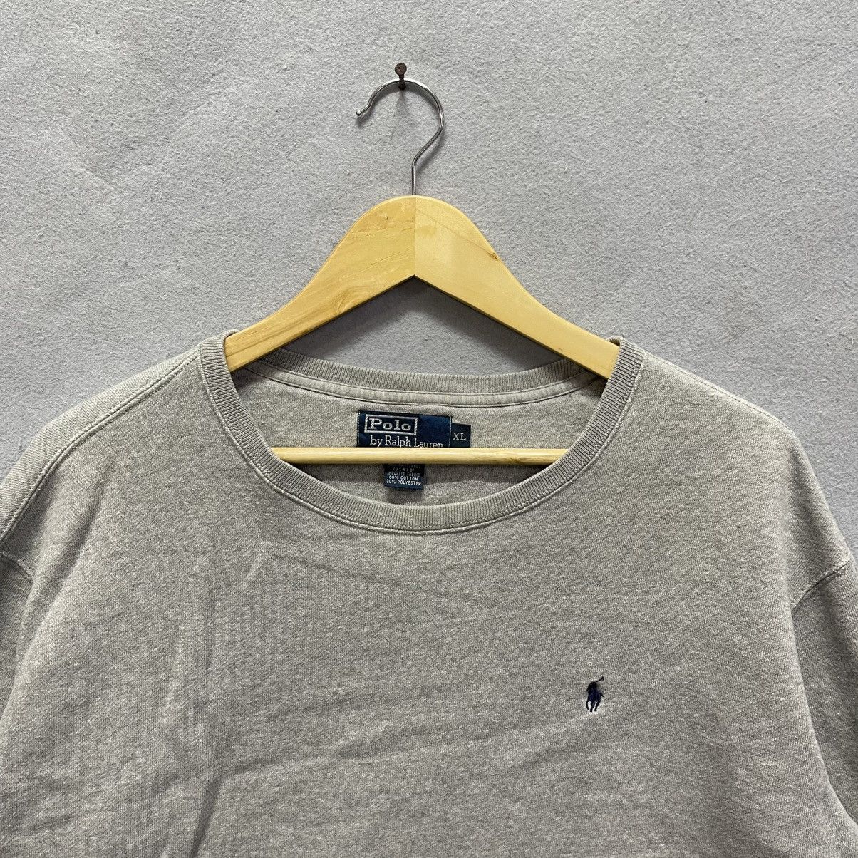 Polo Ralph Lauren Vintage Early 2000s Polo by Ralph Lauren Grey Sweatshirt Size US XL / EU 56 / 4 - 2 Thumbnail