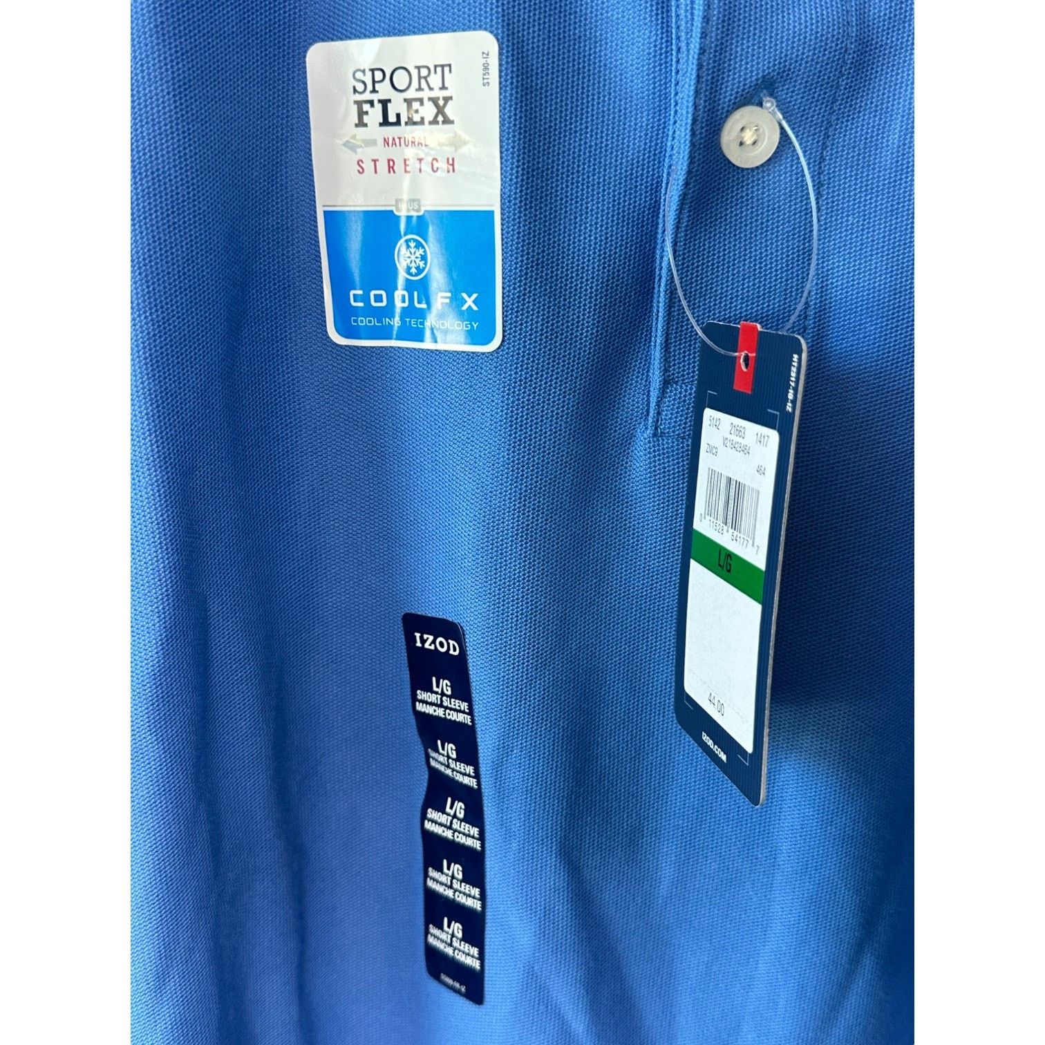 Izod IZOD Sport Flex Cool FX UPF-15 Advantage Performance Polo L Size US L / EU 52-54 / 3 - 4 Thumbnail