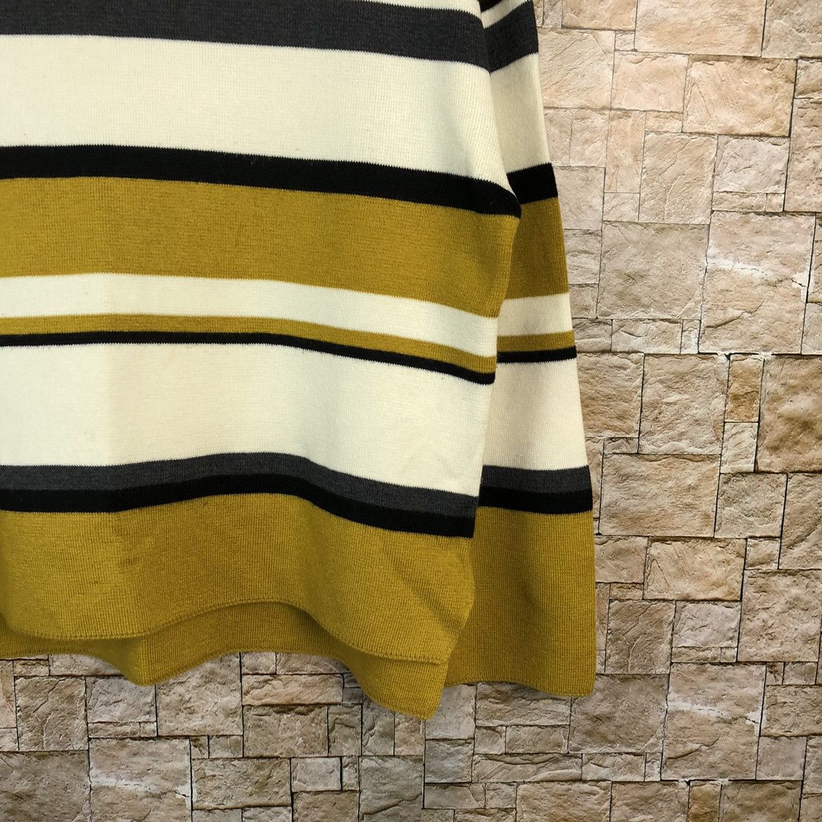 Global Work × Solid & Striped Global Work Brown Stripe Knitwear #A1191 Size M / US 6-8 / IT 42-44 - 8 Thumbnail
