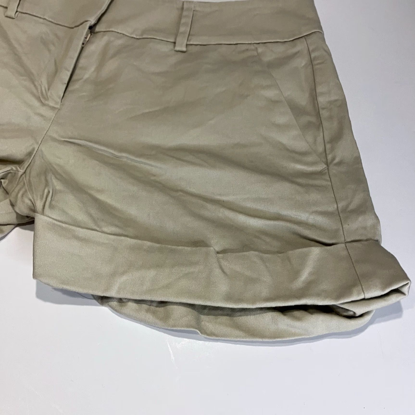 Sea New York VINTAGE None Women's Shorts Chino Flat Front Khaki Spring Summer Casual 30in Beige Size 26" / US 2 / IT 38 - 7 Thumbnail