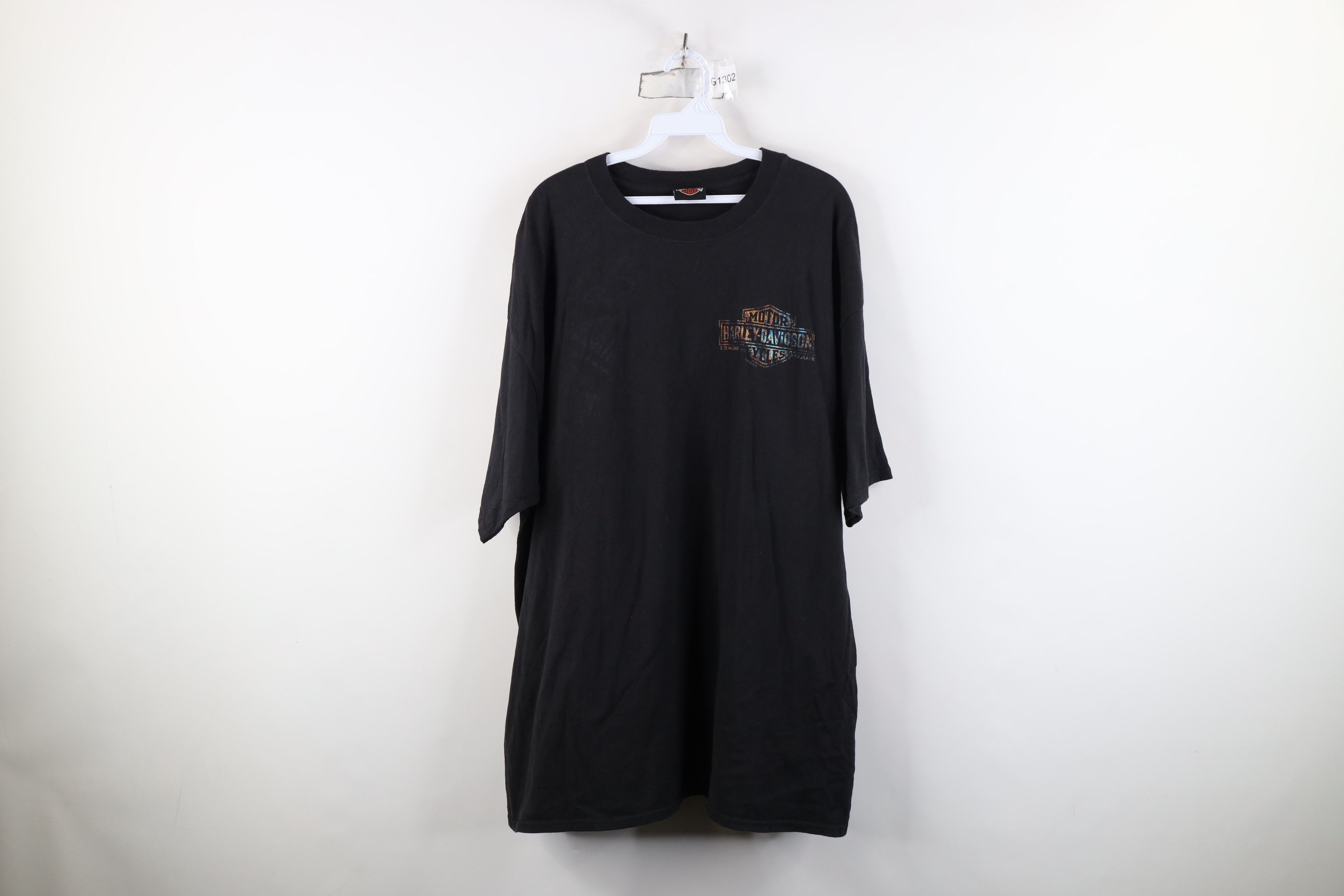 Harley Davidson Y2K Harley Davidson Spell Out Tribal Short Sleeve T-Shirt Size US XXL / EU 58 / 5 - 1 Thumbnail