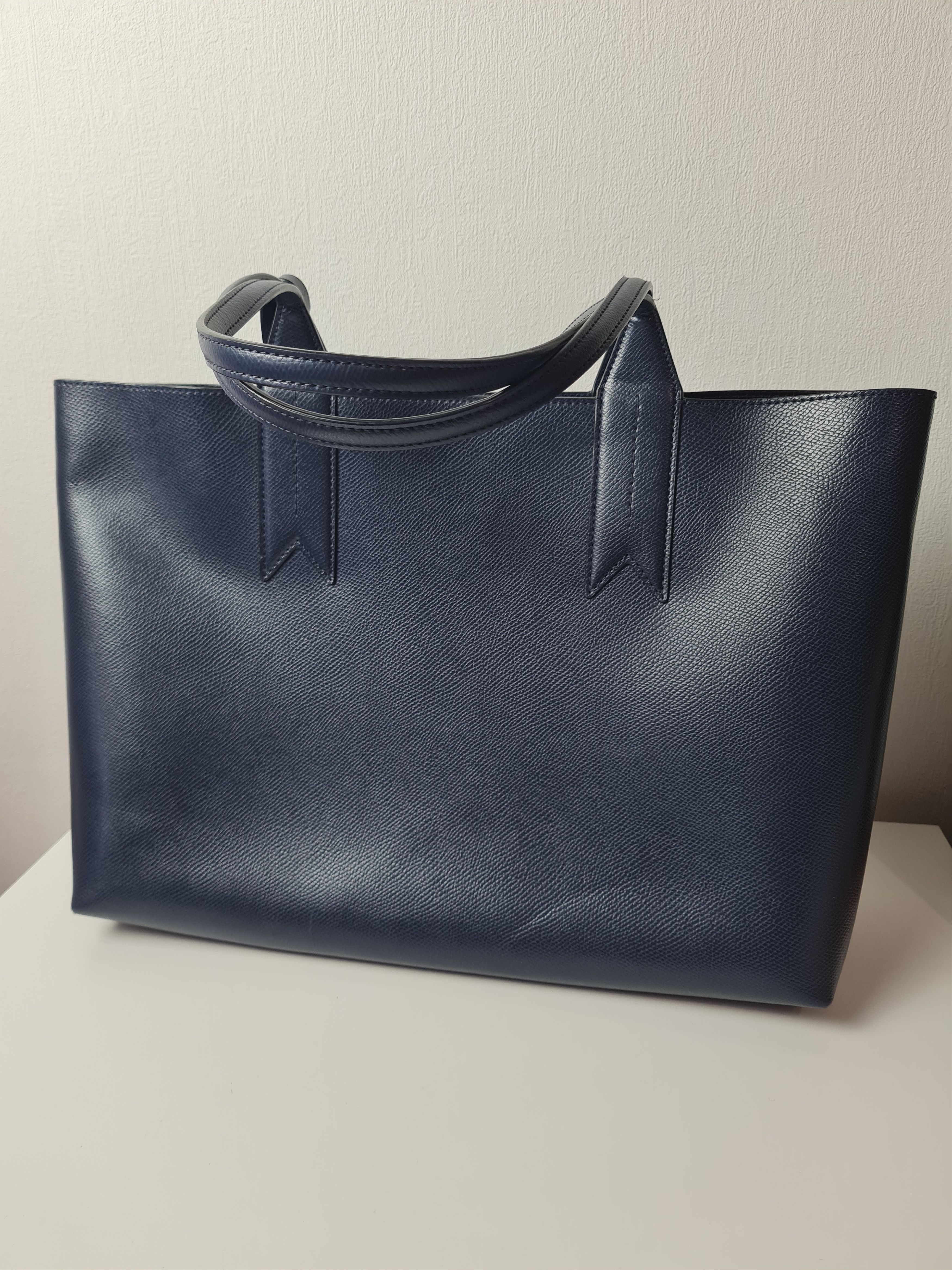 Emporio Armani Womens Vintage Emporio Armani Navy Shopper Bag Blue Size ONE SIZE - 8 Thumbnail