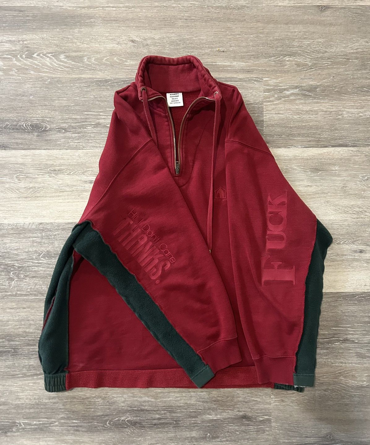 Vetements Vetements AW18 Inside Out Hoodie | Grailed