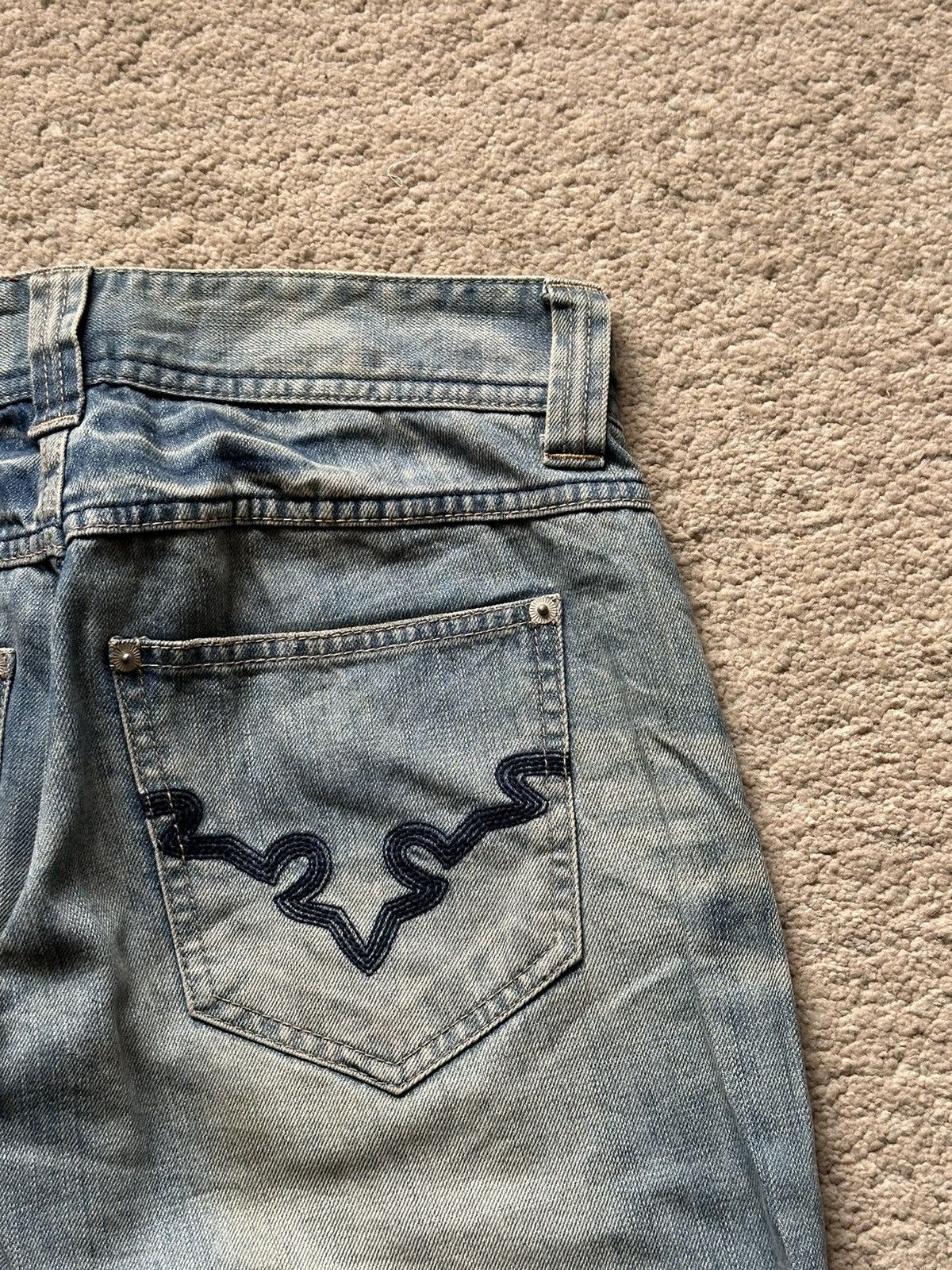 Cook Jeans 2000s Cook Jeans Washed Flare Jeans / Bootcut Jeans Size US 29 - 15 Thumbnail