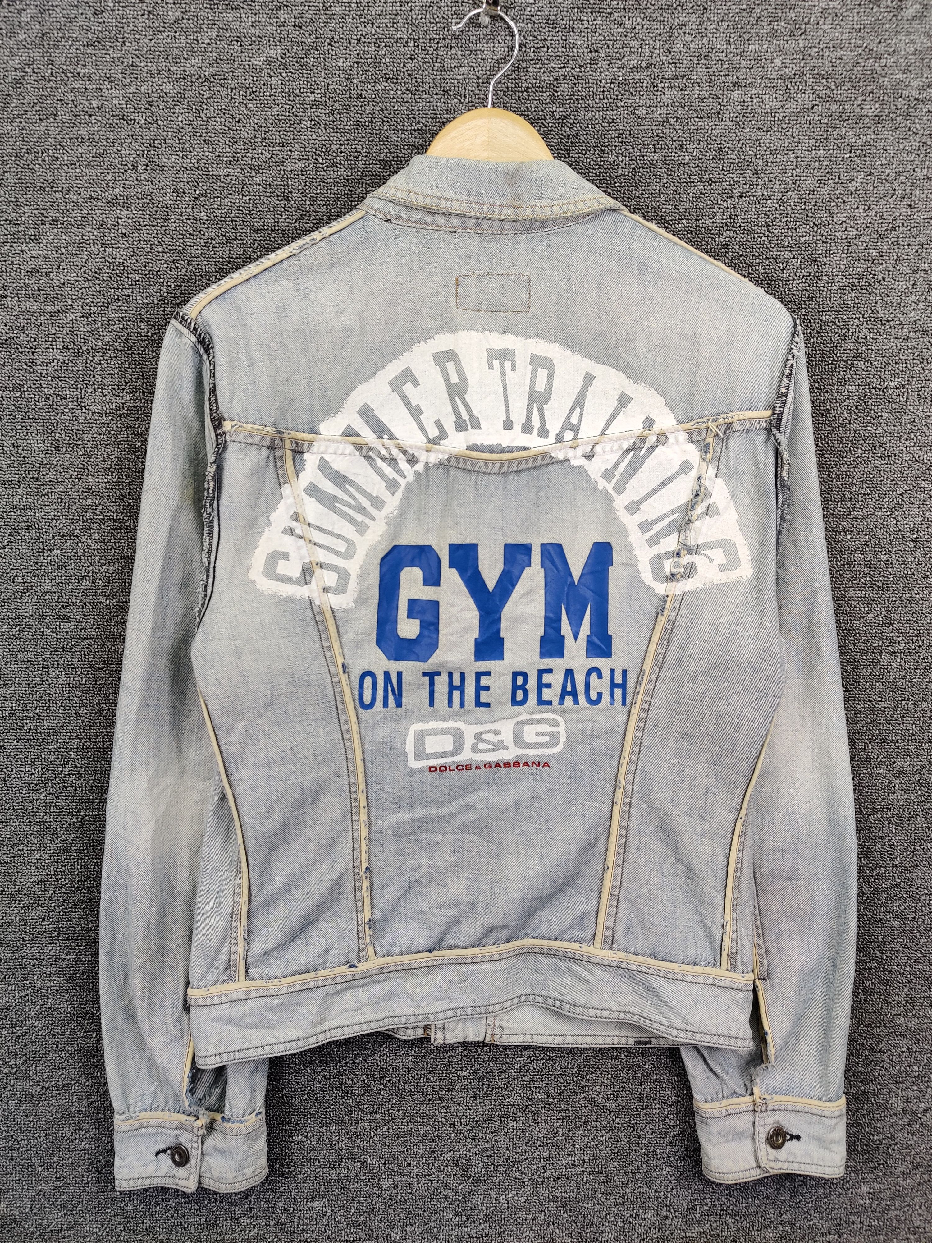 Dolce & Gabbana Vintage Dolce & Gabbana Denim Trucker Jacket Size US M / EU 48-50 / 2 - 7 Thumbnail