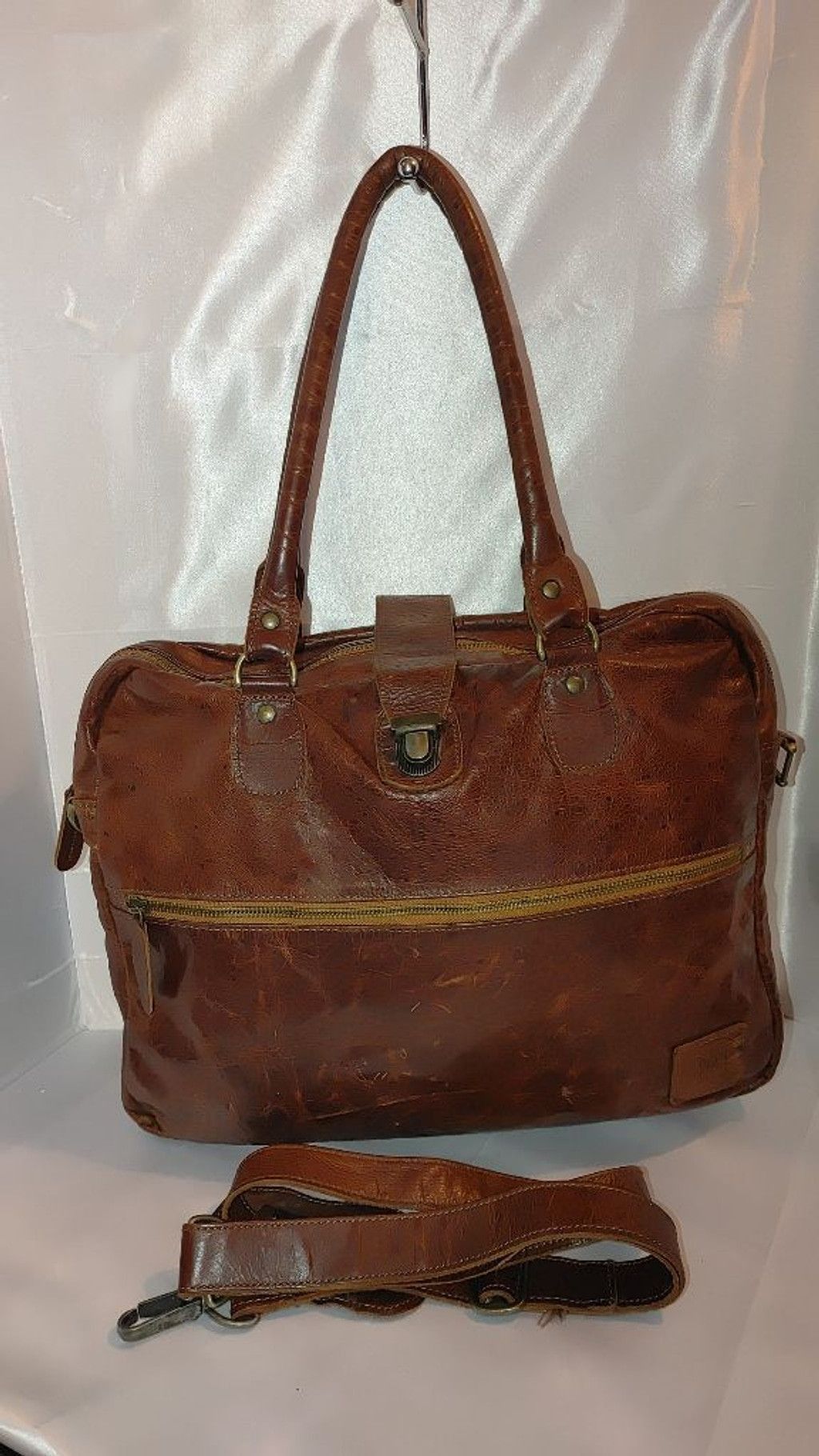 The Unbranded Brand Mahi Cornell Leather Briefcase Size ONE SIZE - 2 Thumbnail