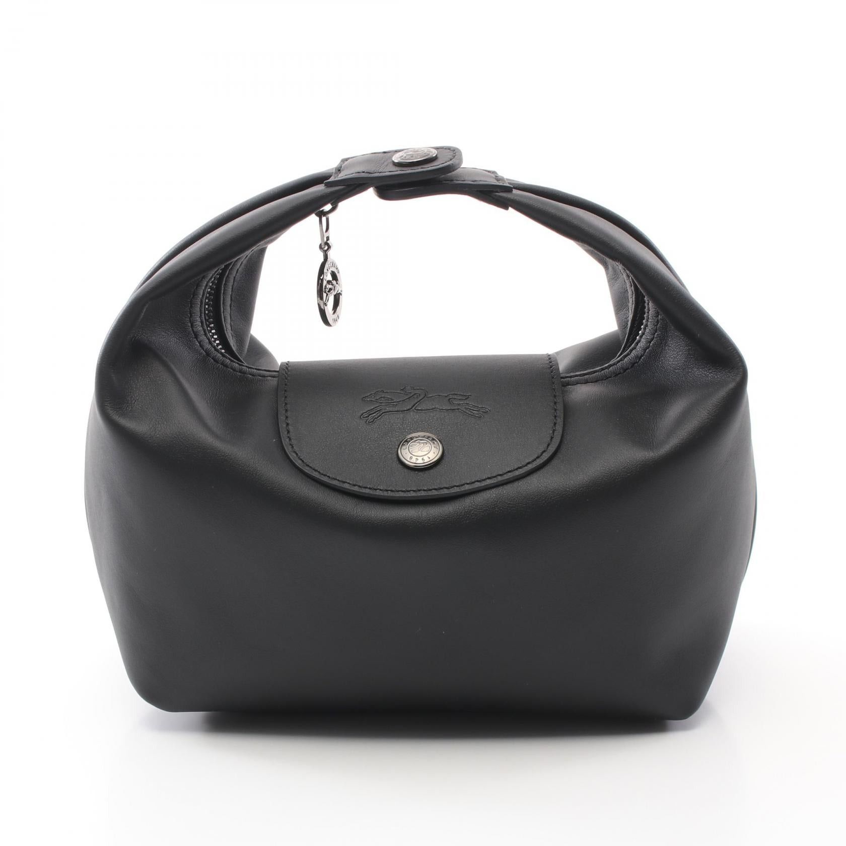 Longchamp Longchamp Le Preage Extra Xs Top Handle Bag Handbag Leather Black Size ONE SIZE - 1 Thumbnail