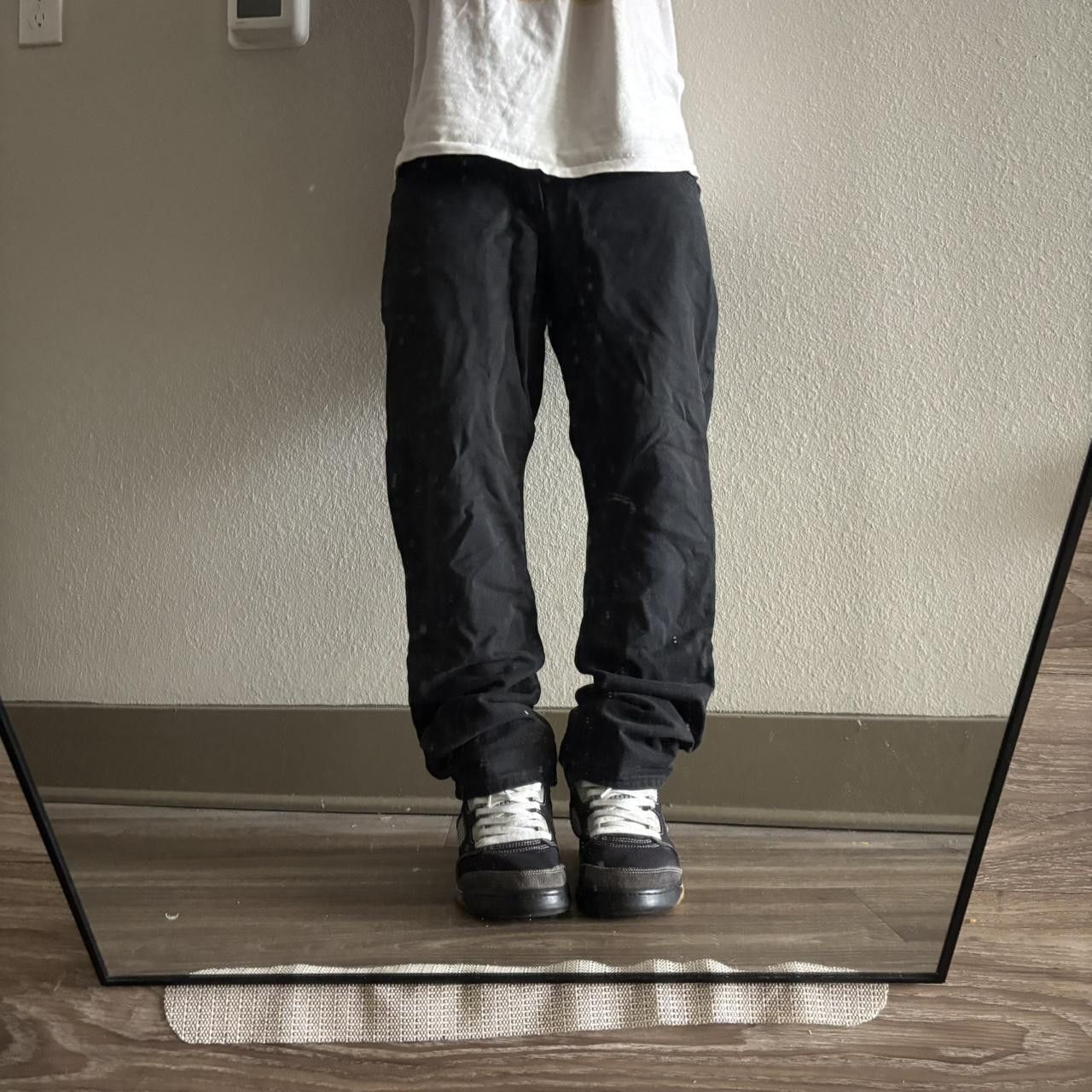 Vintage Crazy Vintage Y2K/2000s Grunge Black Skinny Denim Jeans! 32x29 Size US 32 / EU 48 - 1 Thumbnail