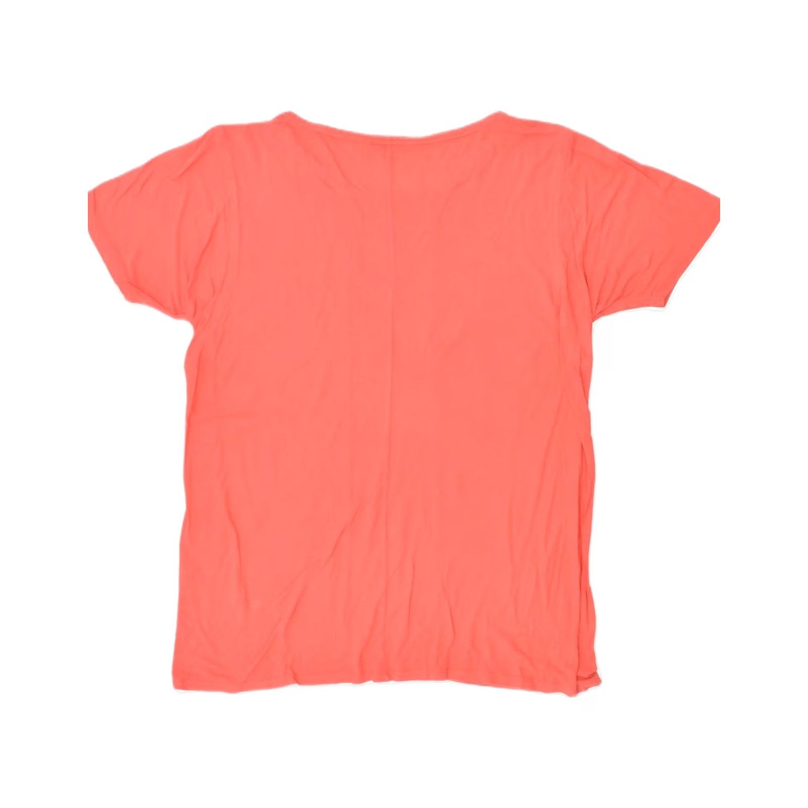 MAX&Co. MAX & CO. Womens T-Shirt Large Red UK 16 Size L / US 10 / IT 46 - 2 Thumbnail