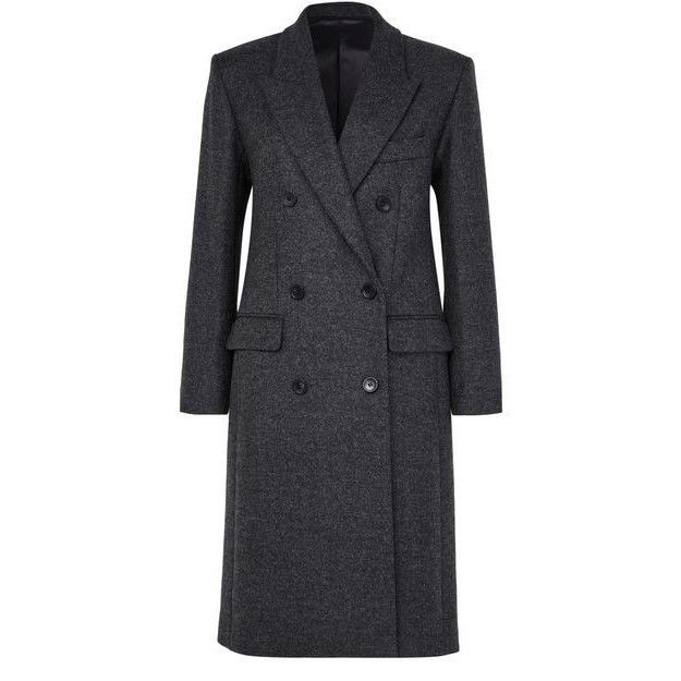 Isabel Marant ISABEL MARANT Irene Long Gray Wool Coat New & Authentic (Wom Size M / US 6-8 / IT 42-44 - 1 Thumbnail