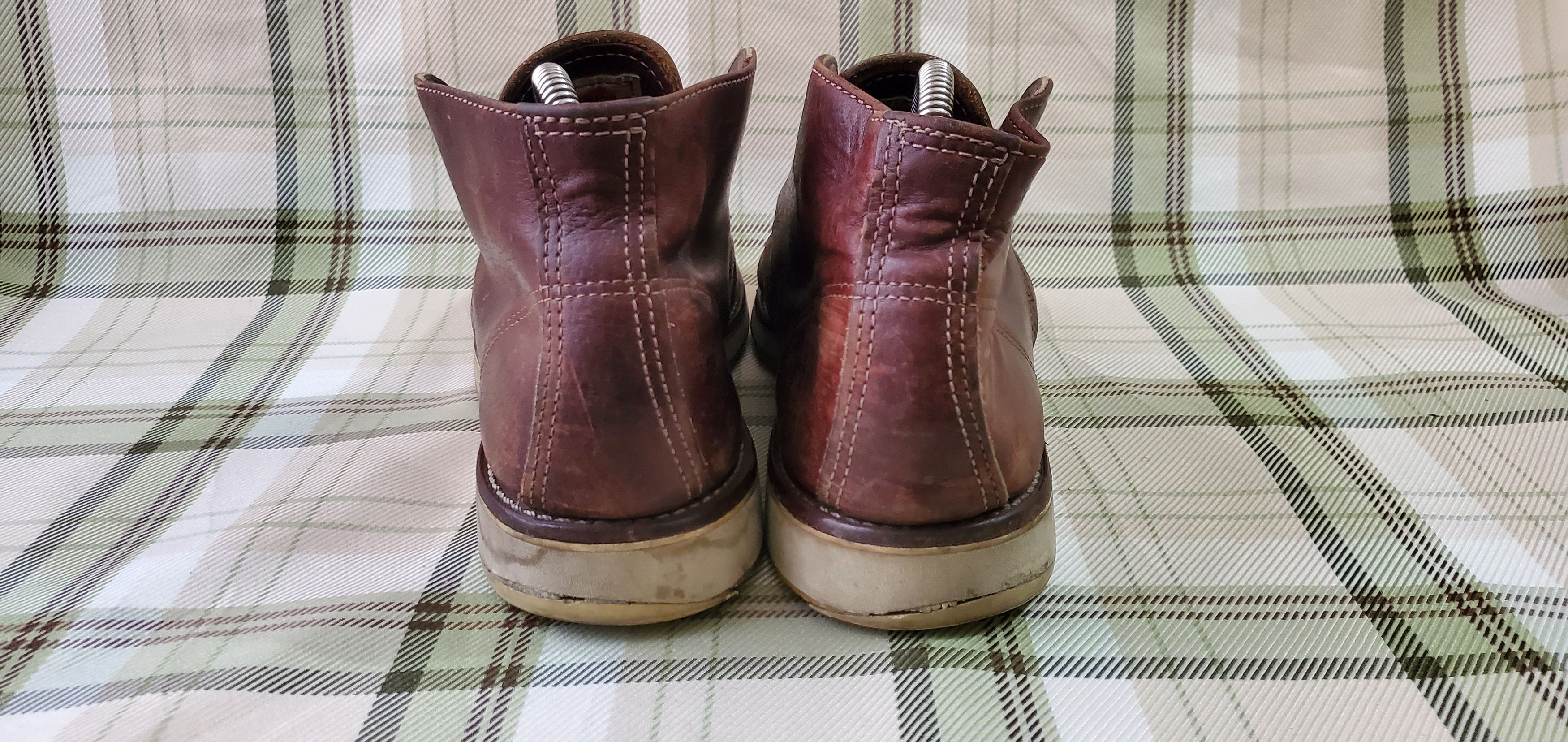 Red Wing RED WING Brown Leather Lace Up Boots Size US 8.5 / EU 41-42 - 4 Thumbnail