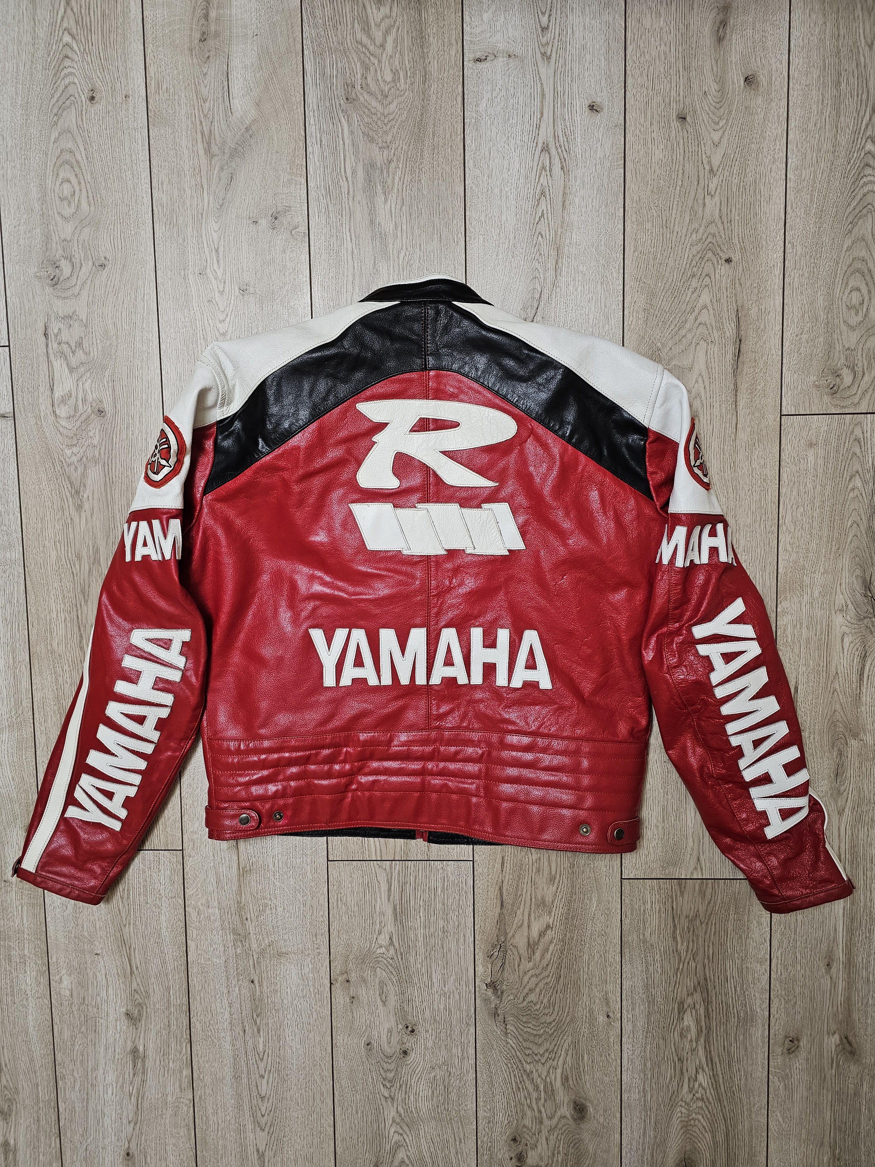 Yamaha YAMAHA RACING TEAM VINTAGE LEATHER JACKET YAMAHA JACKET 90s Size US L / EU 52-54 / 3 - 2 Thumbnail