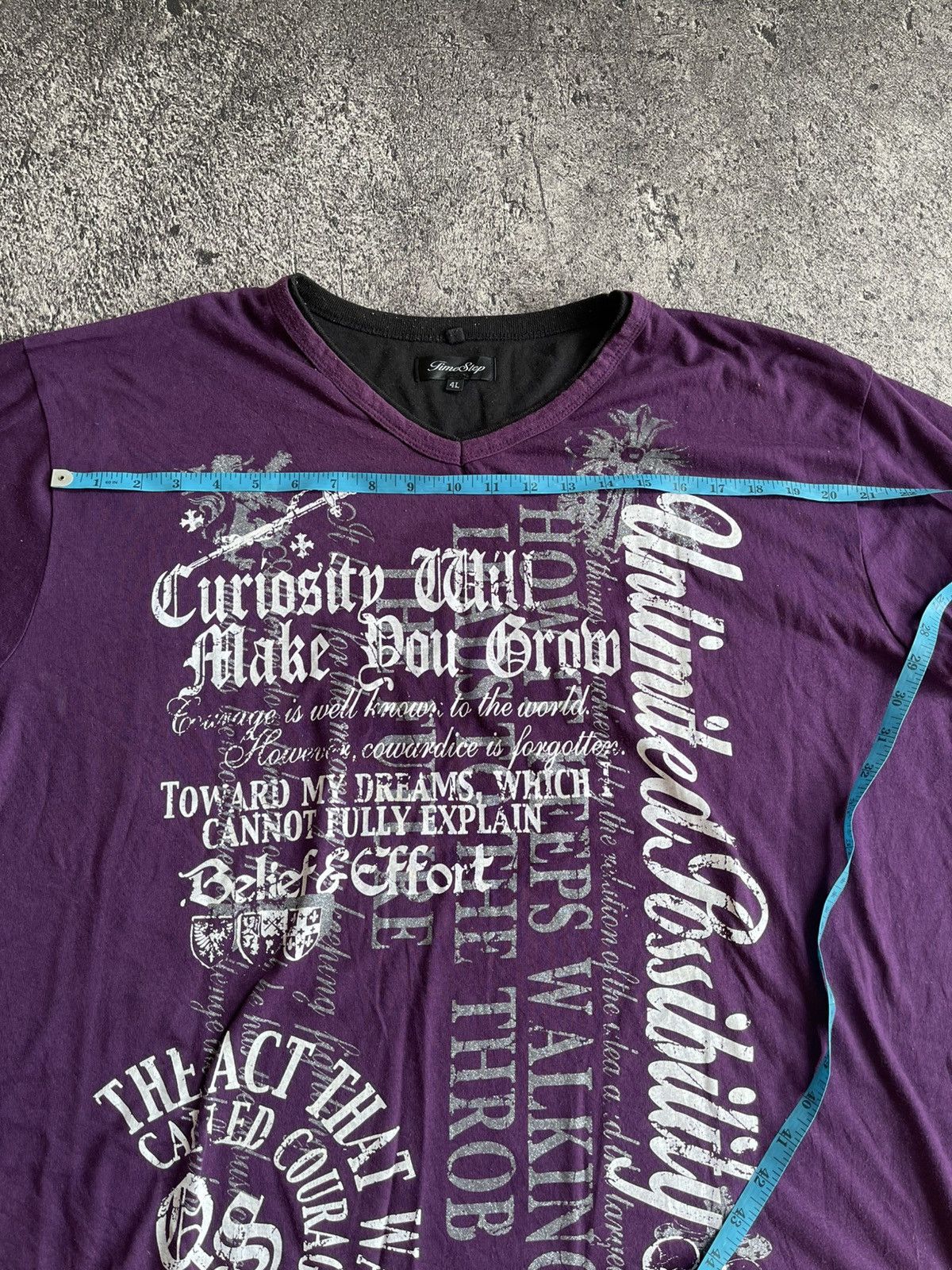 Japanese Brand Y2K Time Step punks style ifsixwasnine tshirt Size US XXL / EU 58 / 5 - 10 Thumbnail