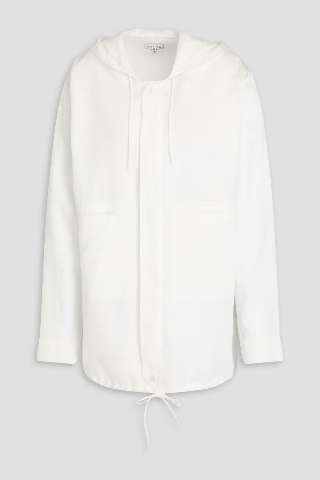 Maison Margiela o1y0625 Hooded Shirt in White Size XS / US 0-2 / IT 36-38 - 1 Thumbnail