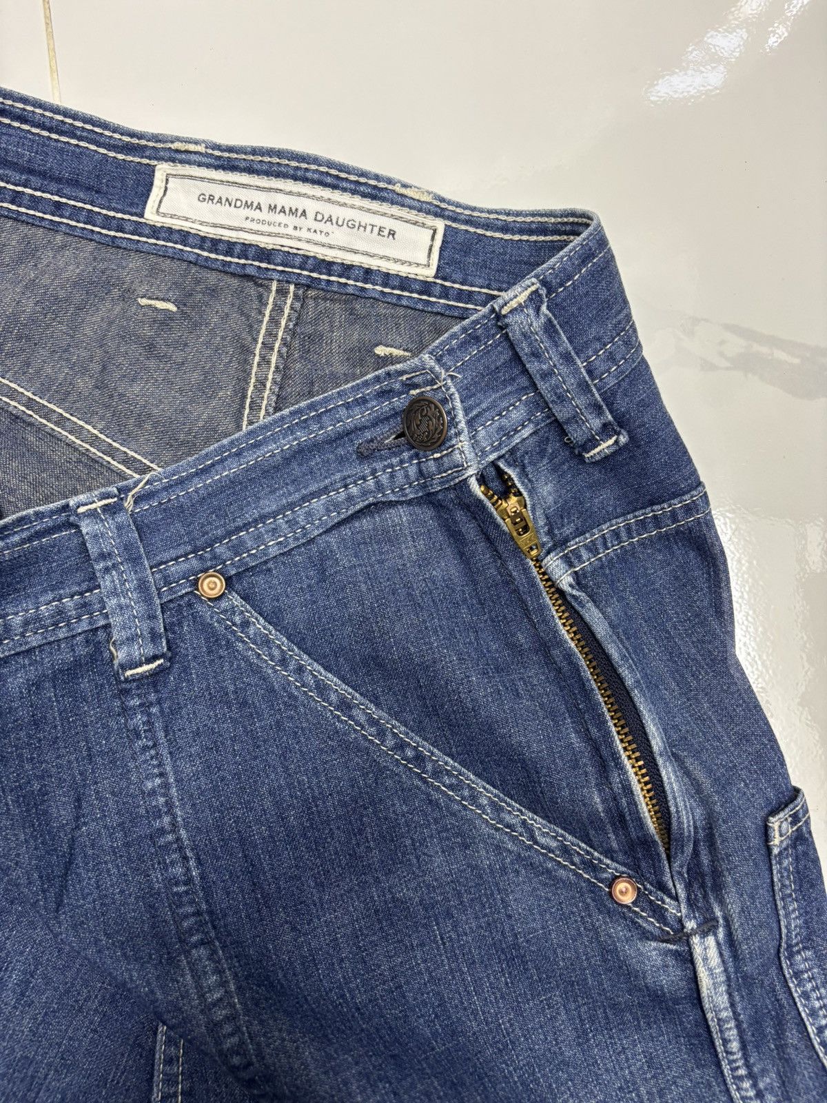 Vintage Kato KATOTOOLPROJECT Workwear Utility High Rise Jean