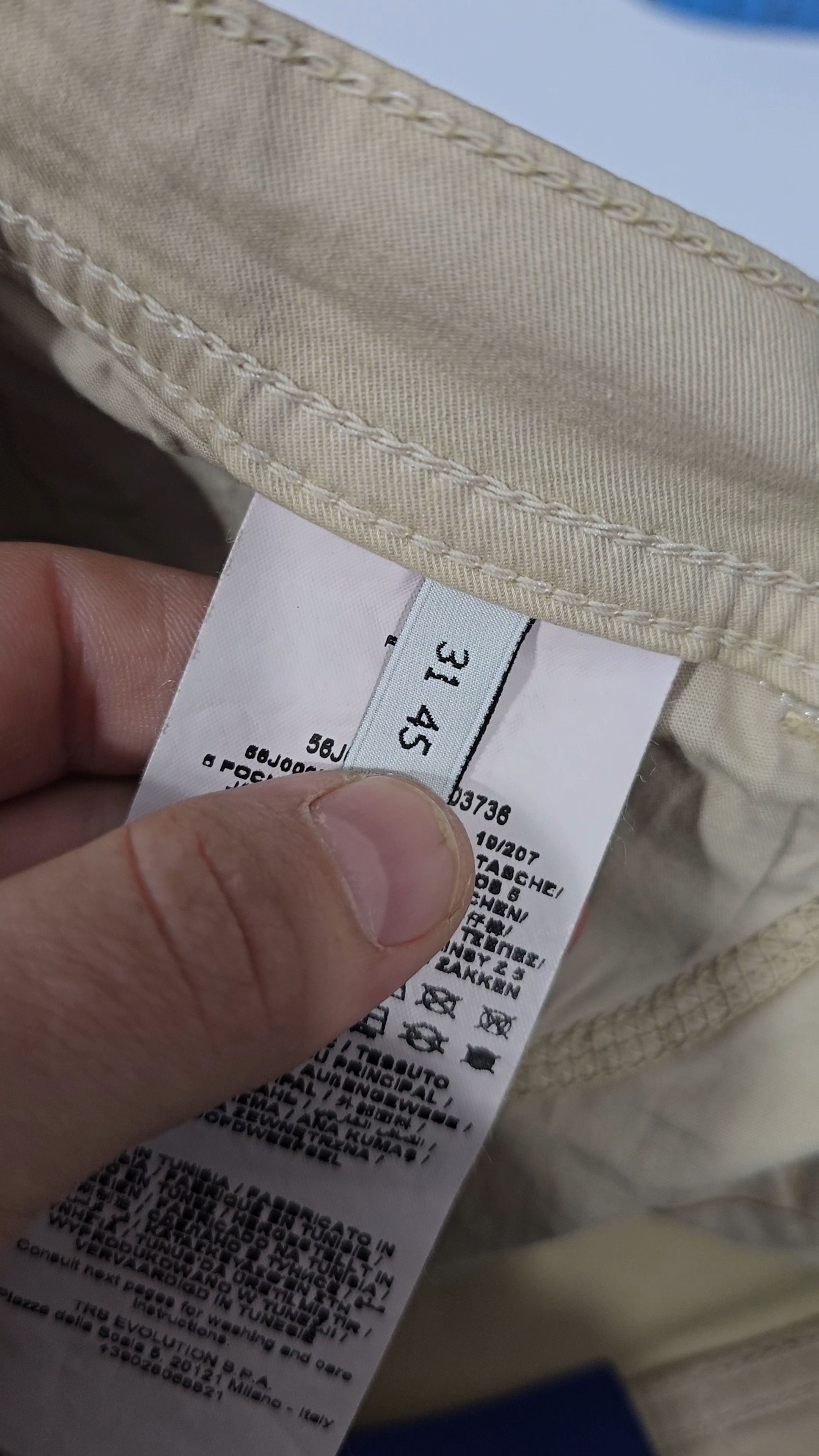 Trussardi TRUSSARDI pants 105 skinny new with TAGS Size 31" - 9 Thumbnail