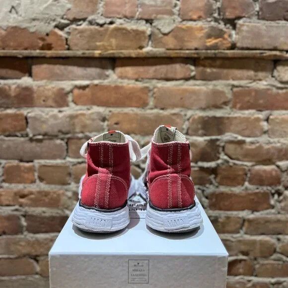 Maison MIHARA YASUHIRO Maison Mihara Yasuhiro Peterson OG Sole High Sneaker – Red Size US 8 / EU 41 - 4 Thumbnail