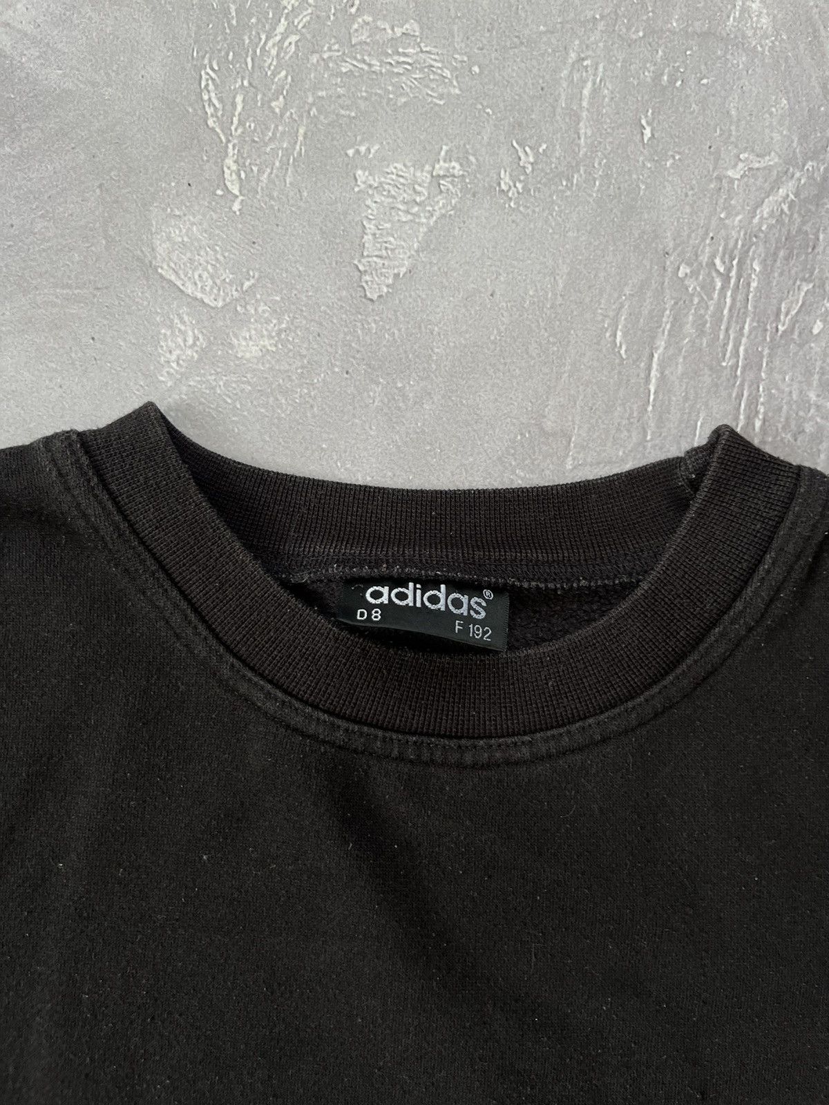 Vintage Y2K Vintage Adidas Sweatshirt Black With Three Stripes Size US L / EU 52-54 / 3 - 4 Thumbnail