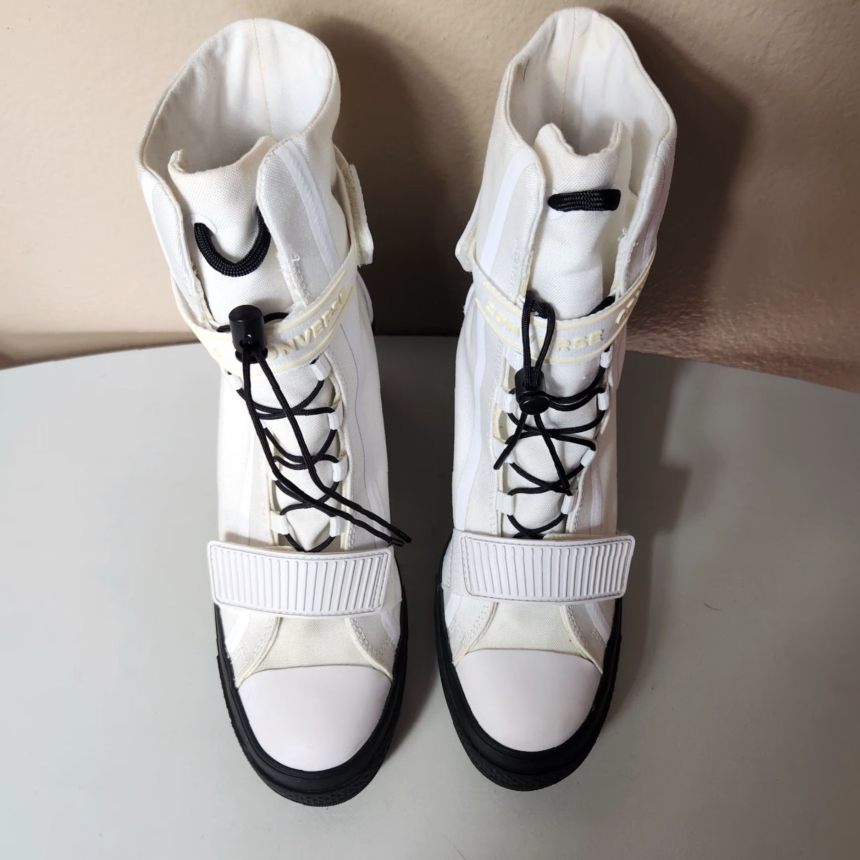 Converse VINTAGE Converse Chuck Taylor All Star White GR 82 Platform Boot High Top Women's 9.5 Size US 10 / IT 40 - 5 Thumbnail