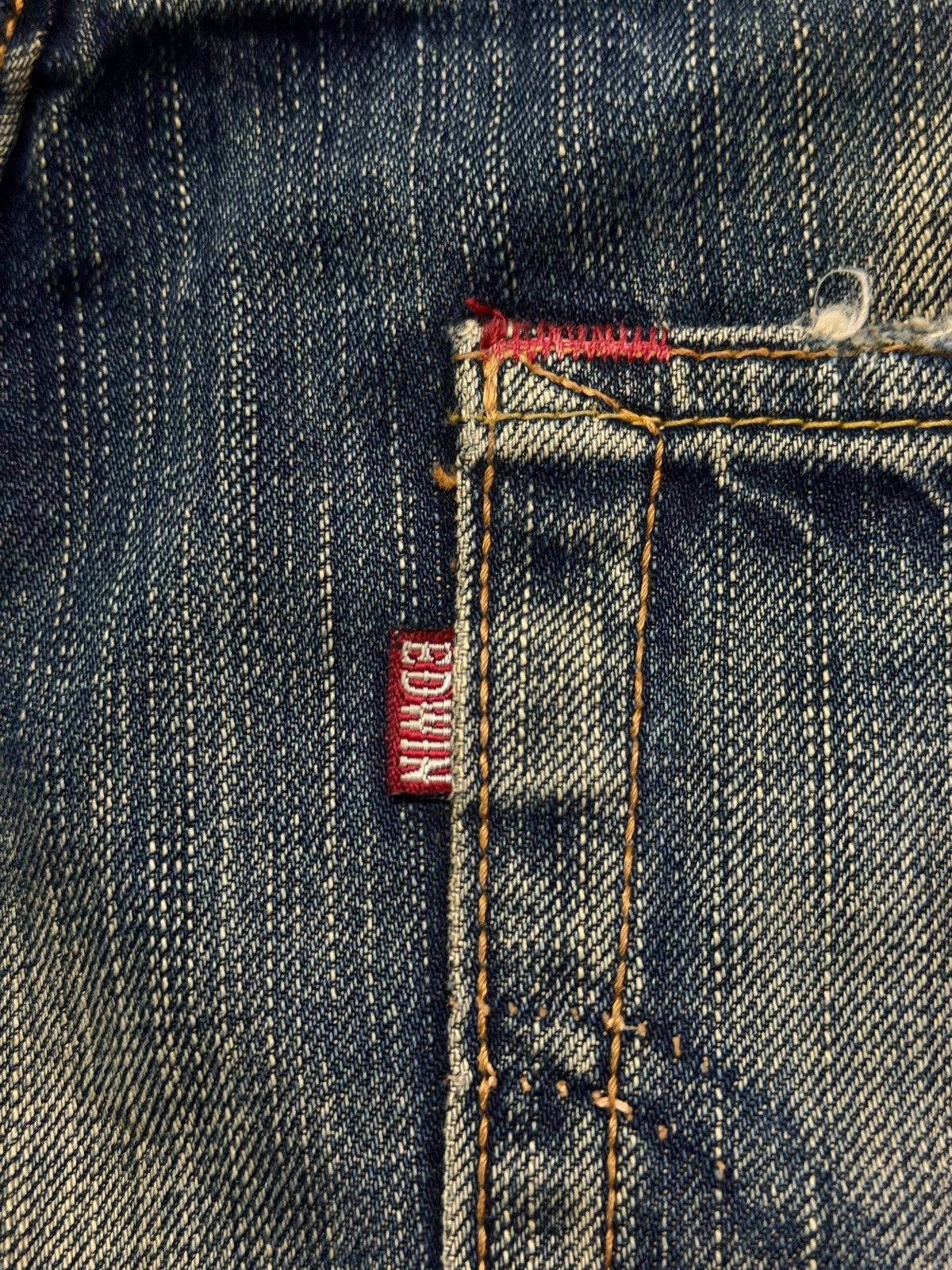 Edwin Vintage 00s Edwin 504 Japan, Vintage Faded Denim Jeans | W34 Size US 34 / EU 50 - 11 Thumbnail