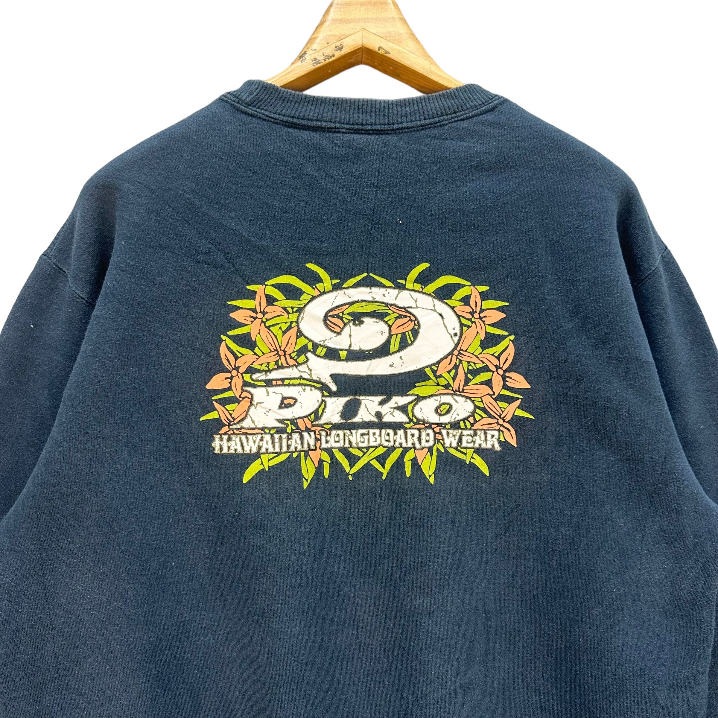 Vintage PIKO HAWAIIAN LONGBOARD WEAR SWEATSHIRT #8135-204 Size US L / EU 52-54 / 3 - 2 Thumbnail