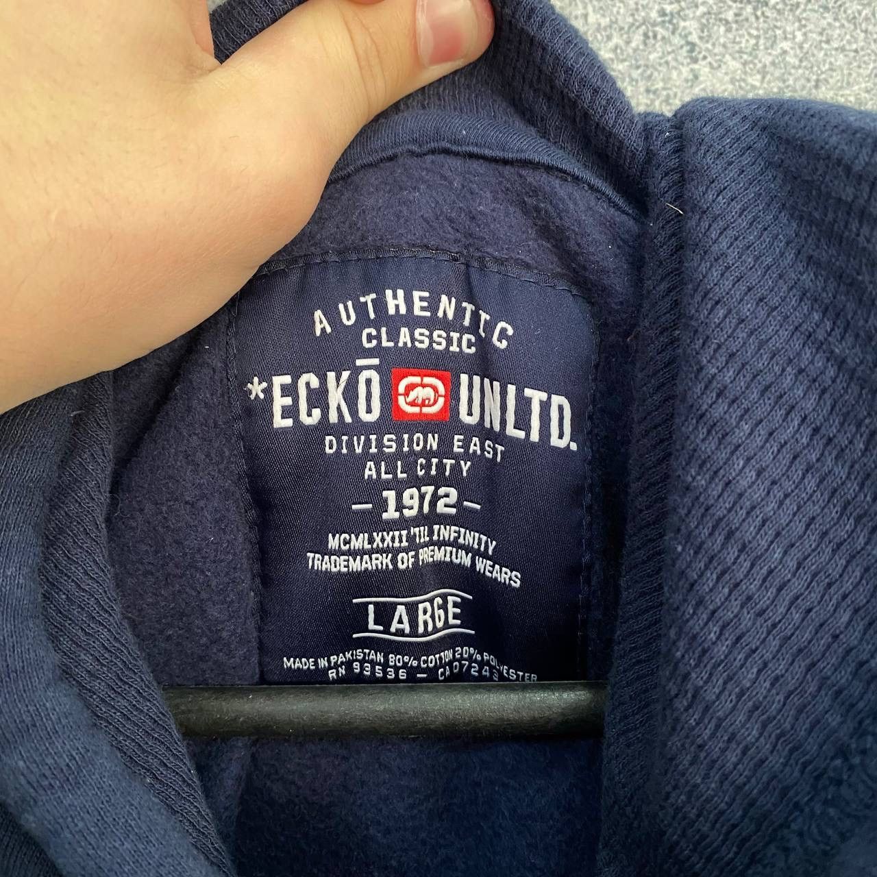 Ecko Unltd. Vintage Ecko Unltd Hoodie Big Logo Size US L / EU 52-54 / 3 - 14 Thumbnail