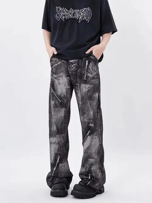 Japanese Brand Manami x Meifa Washingzip-up Design Pant Size US 28 / EU 44 - 1 Thumbnail