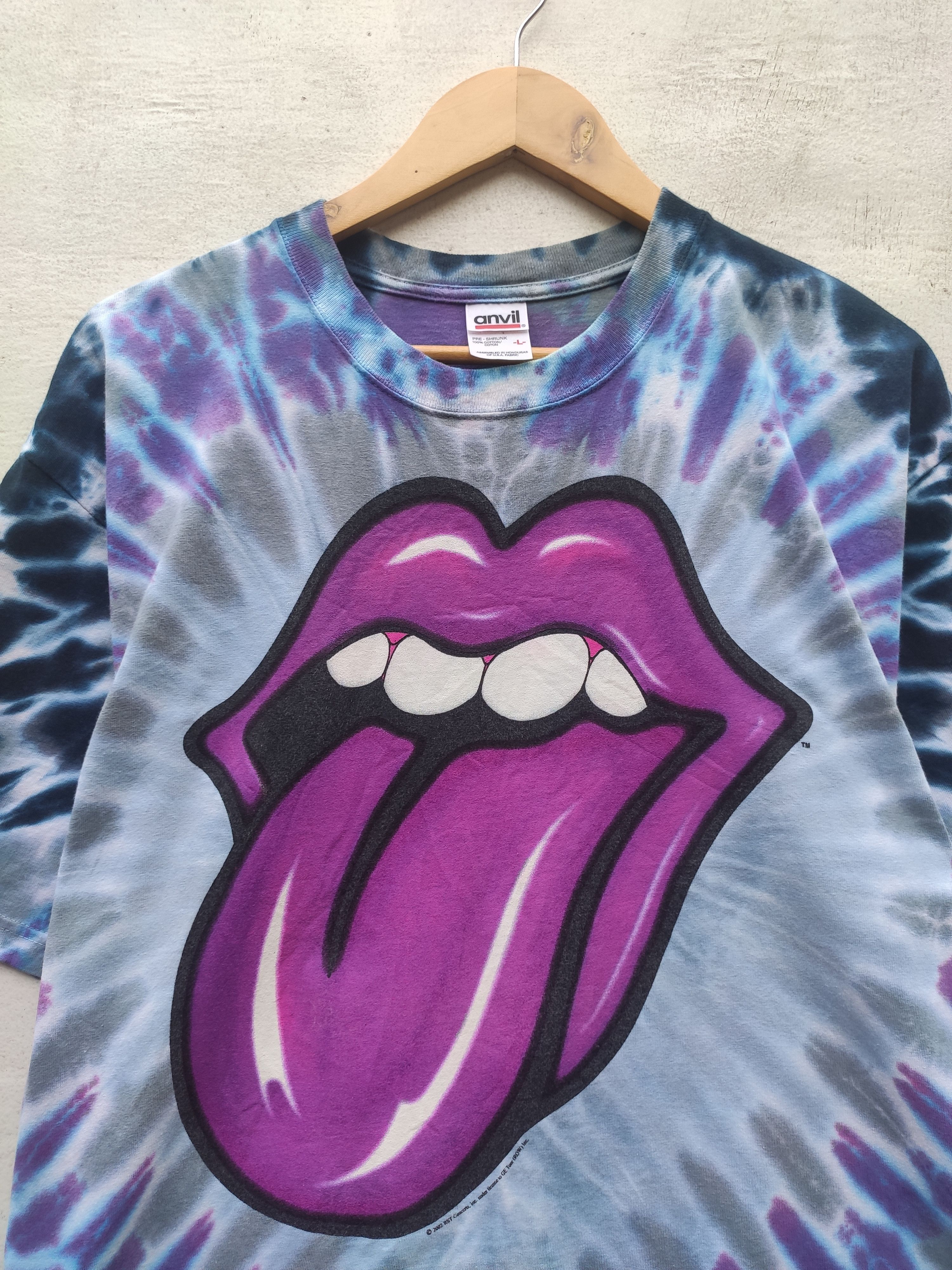 Vintage y2k Vintage The Rolling Stones t shirt the dye