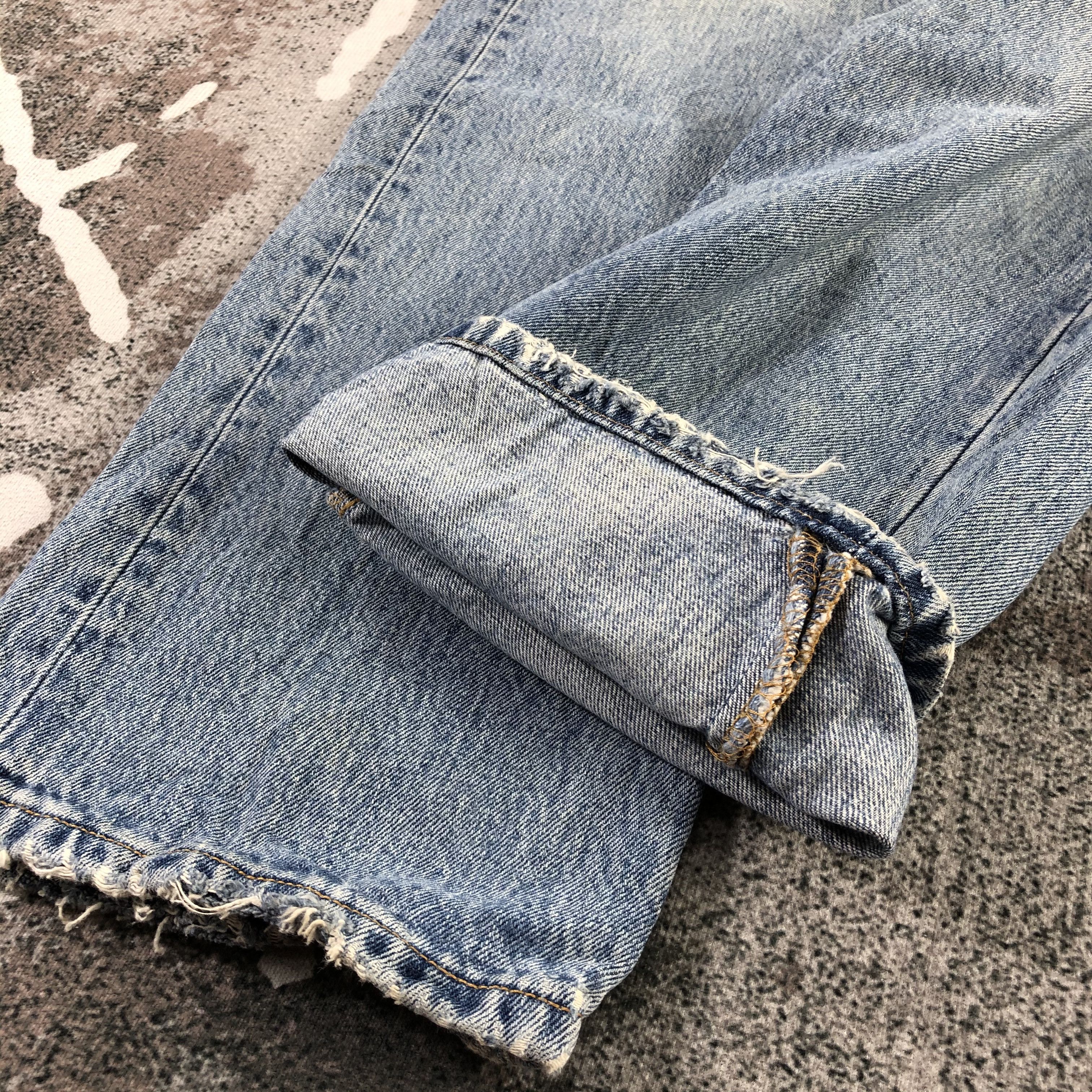 Levi's Vintage Levis 501 Jeans Dirty Wash Denim Kj1412 Size US 34 / EU 50 - 7 Thumbnail
