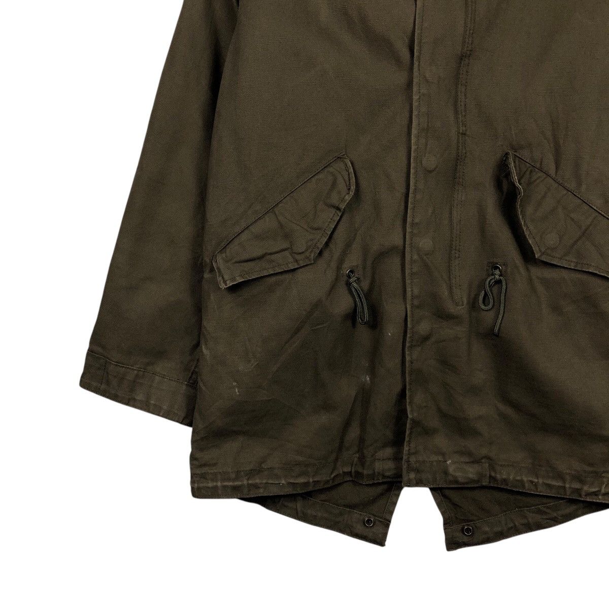Japanese Brand TETSU Olive Military Oversized Parka / Deep Mods Shape Size US M / EU 48-50 / 2 - 5 Thumbnail