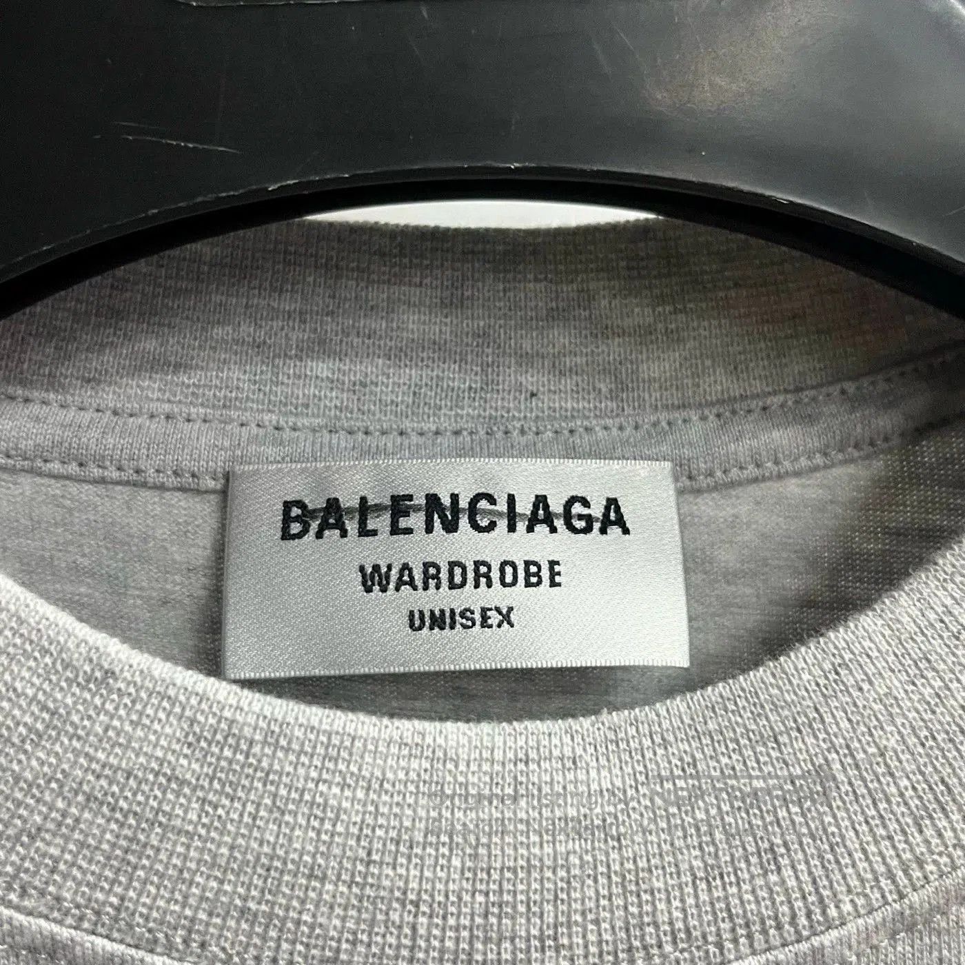 Balenciaga Balenciaga Gray Logo Print Short Sleeve T-shirt. Size US XS / EU 42 / 0 - 5 Thumbnail
