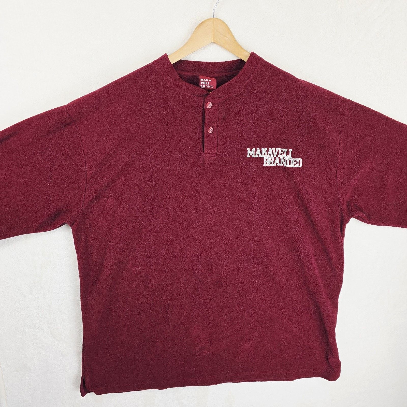 Makaveli Makaveli Branded Henley Sweatshirt Mens XXL Vintage Tupac Size US XXL / EU 58 / 5 - 8 Thumbnail