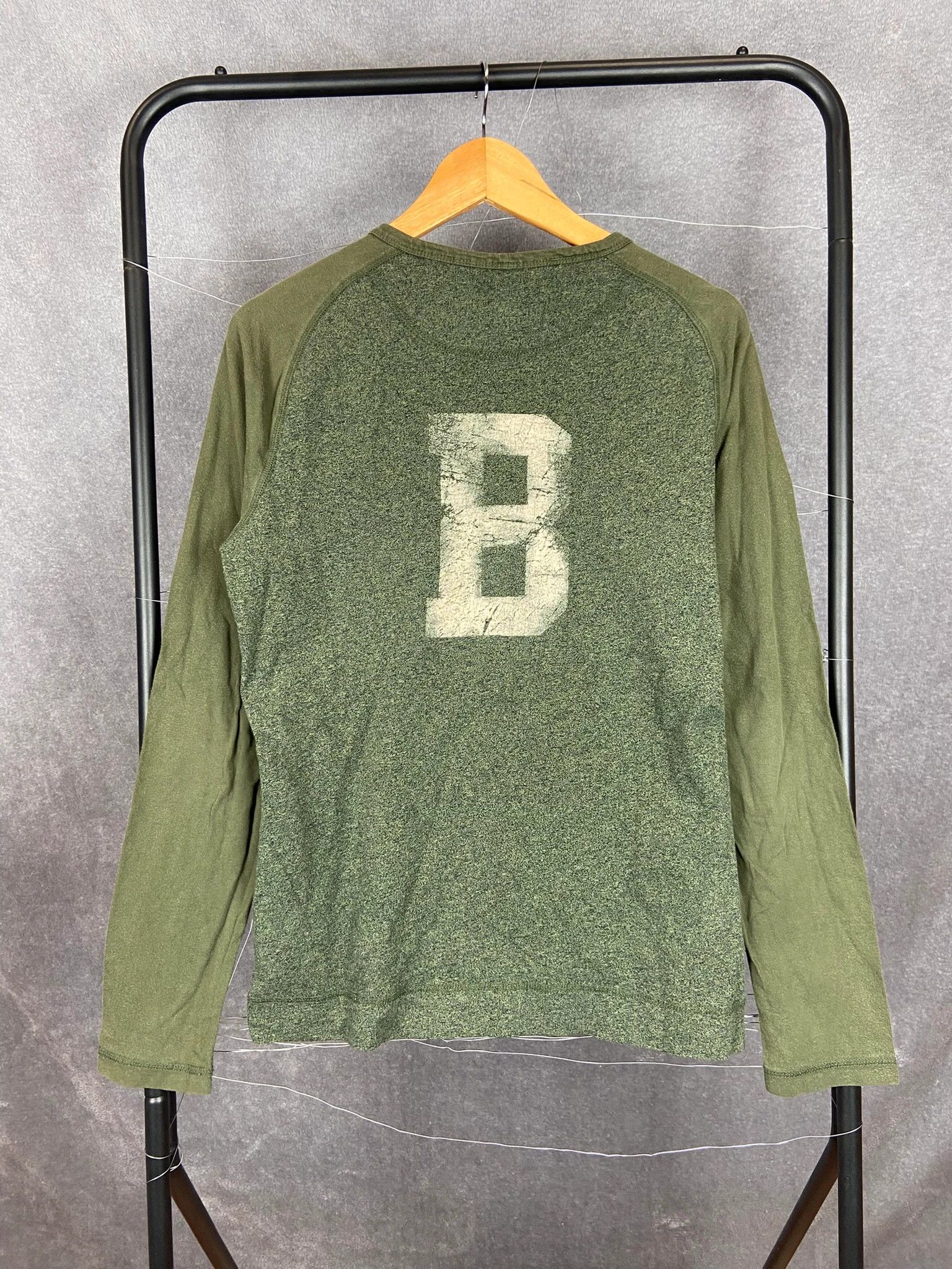 David Beckham David Beckham Green | Distressed B Print | Vintage Style Size US S / EU 44-46 / 1 - 1 Thumbnail