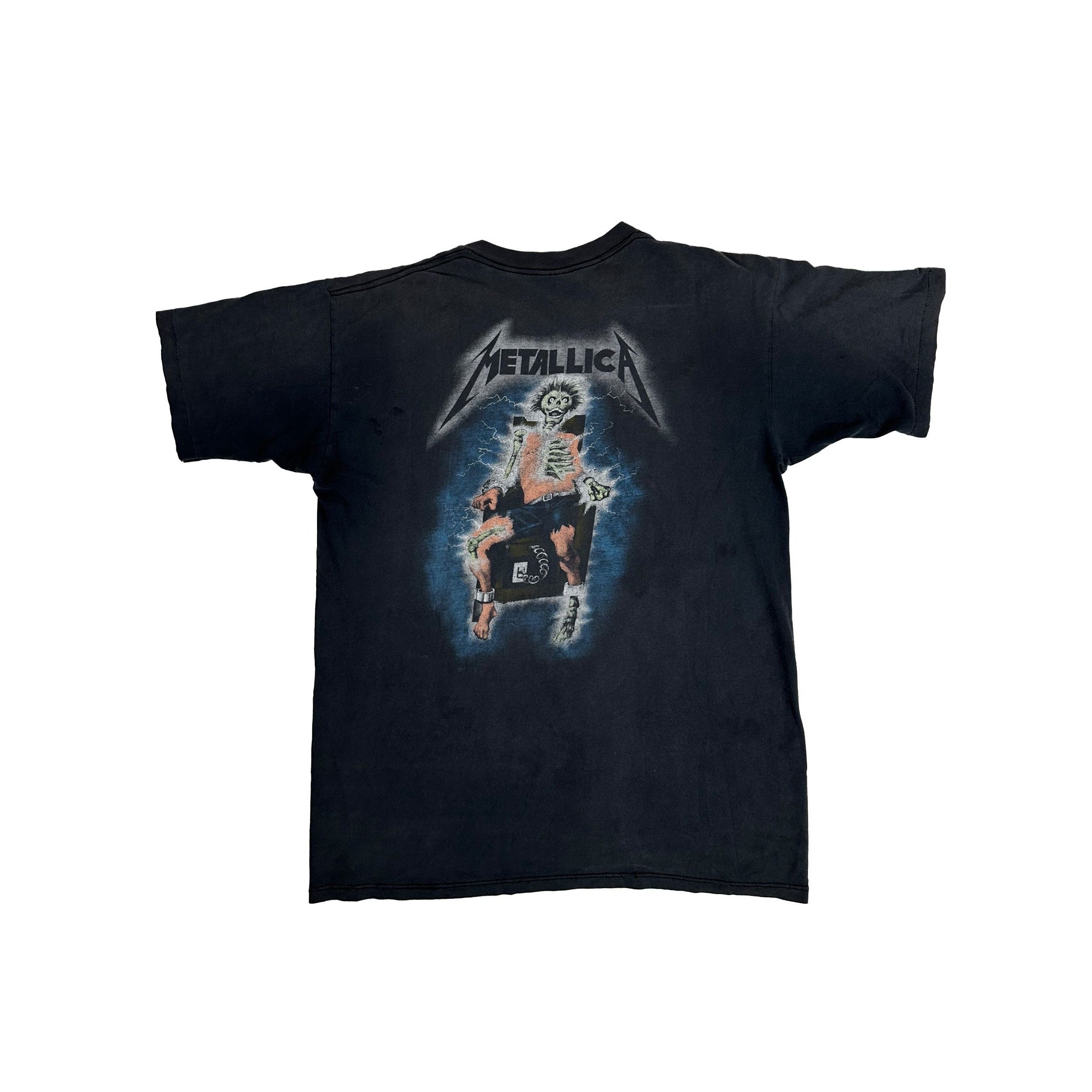Vintage Metallica Ride The Lightning 1989 Size US XL / EU 56 / 4 - 11 Thumbnail