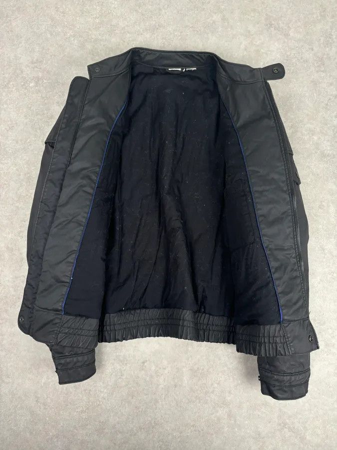 Vintage 2010s Black Nylon Bomber Multi-Zip Jacket Size US L / EU 52-54 / 3 - 7 Thumbnail